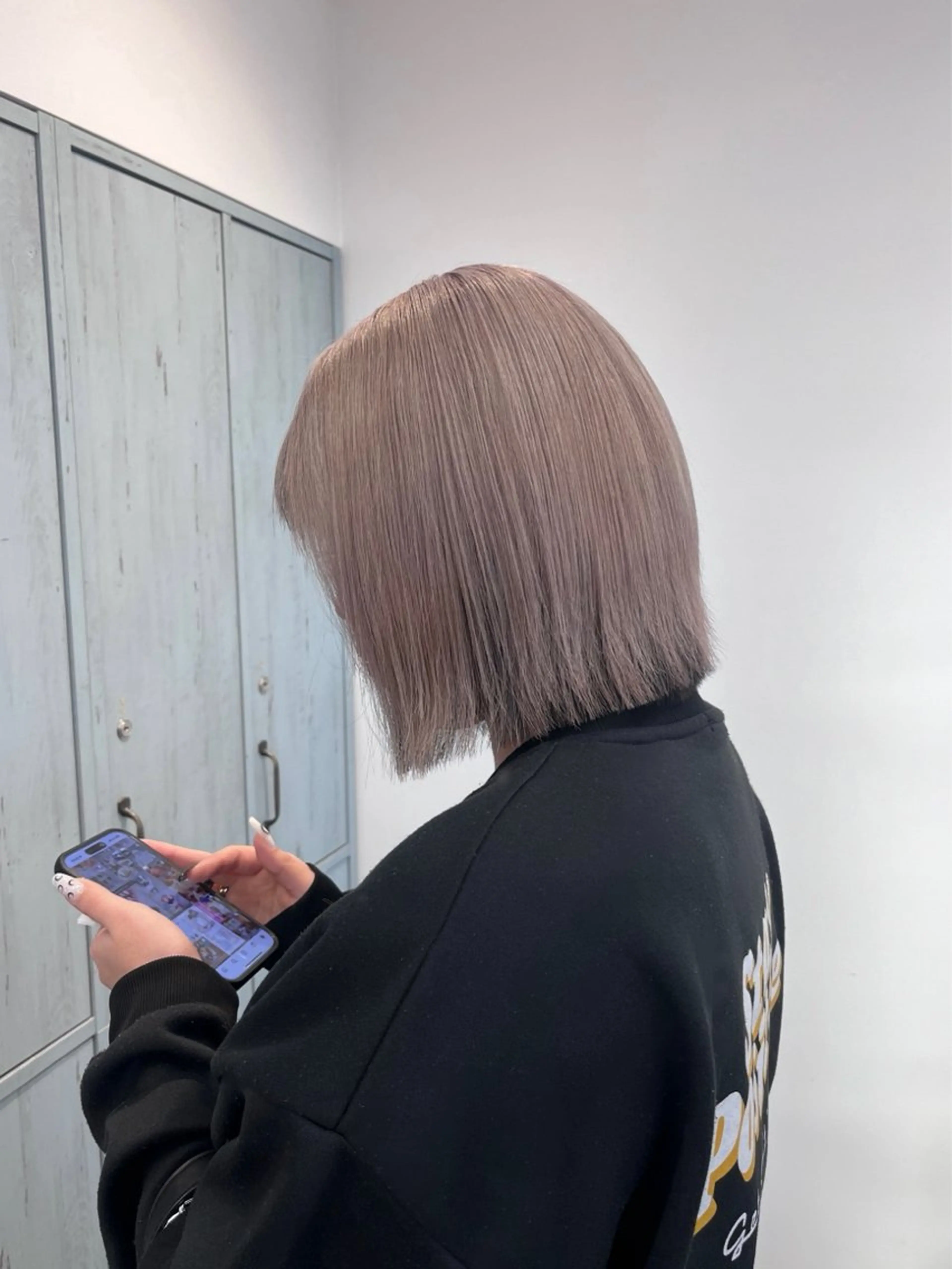 カラー miu🌝 ハイライト/一宮のヘアスタイル