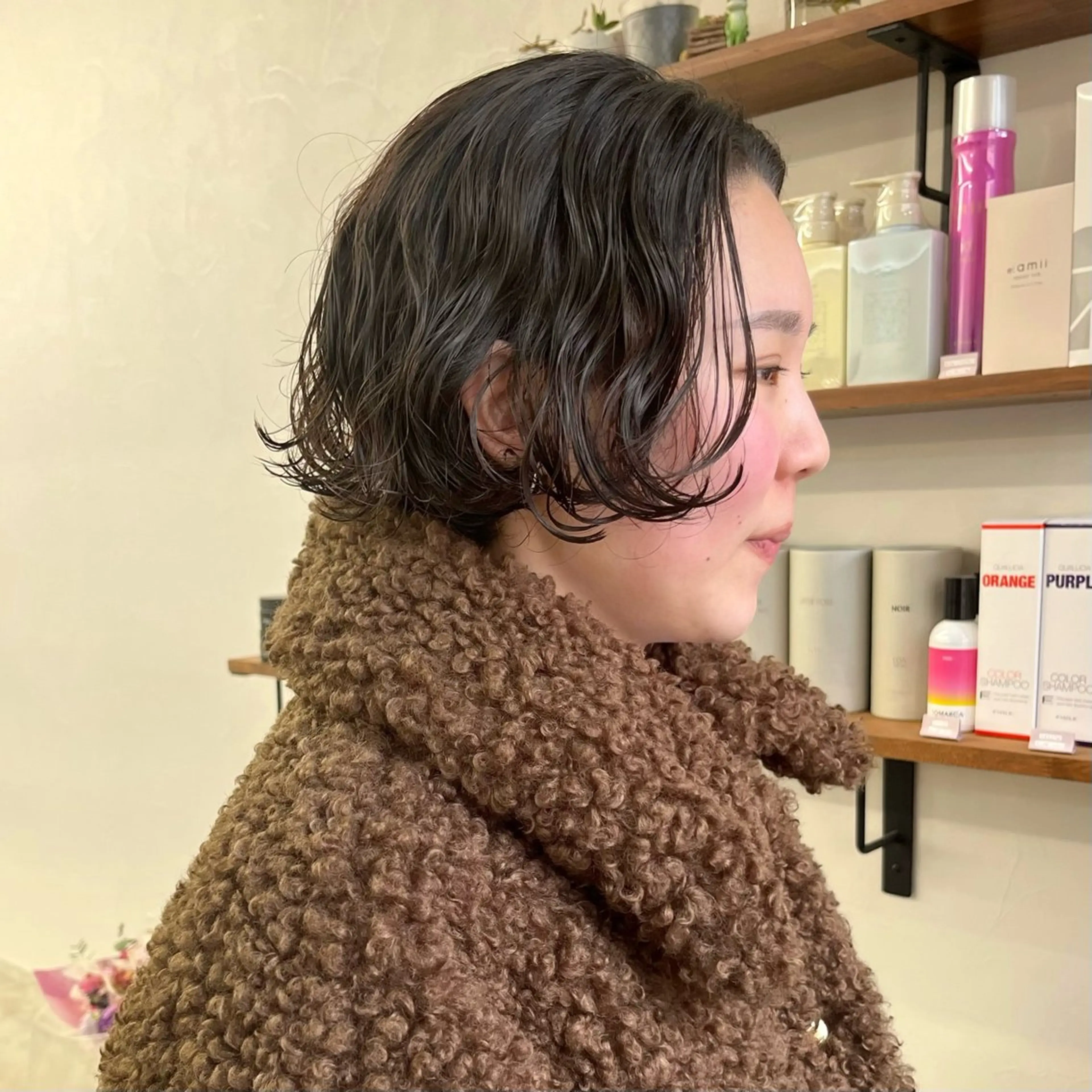 ショート パーマ ボブ 髪質改善 レイヤーカット 似合わせカット ショートヘア カット パーマ トリートメント 初めてのショート お任せください✂️のヘアスタイル