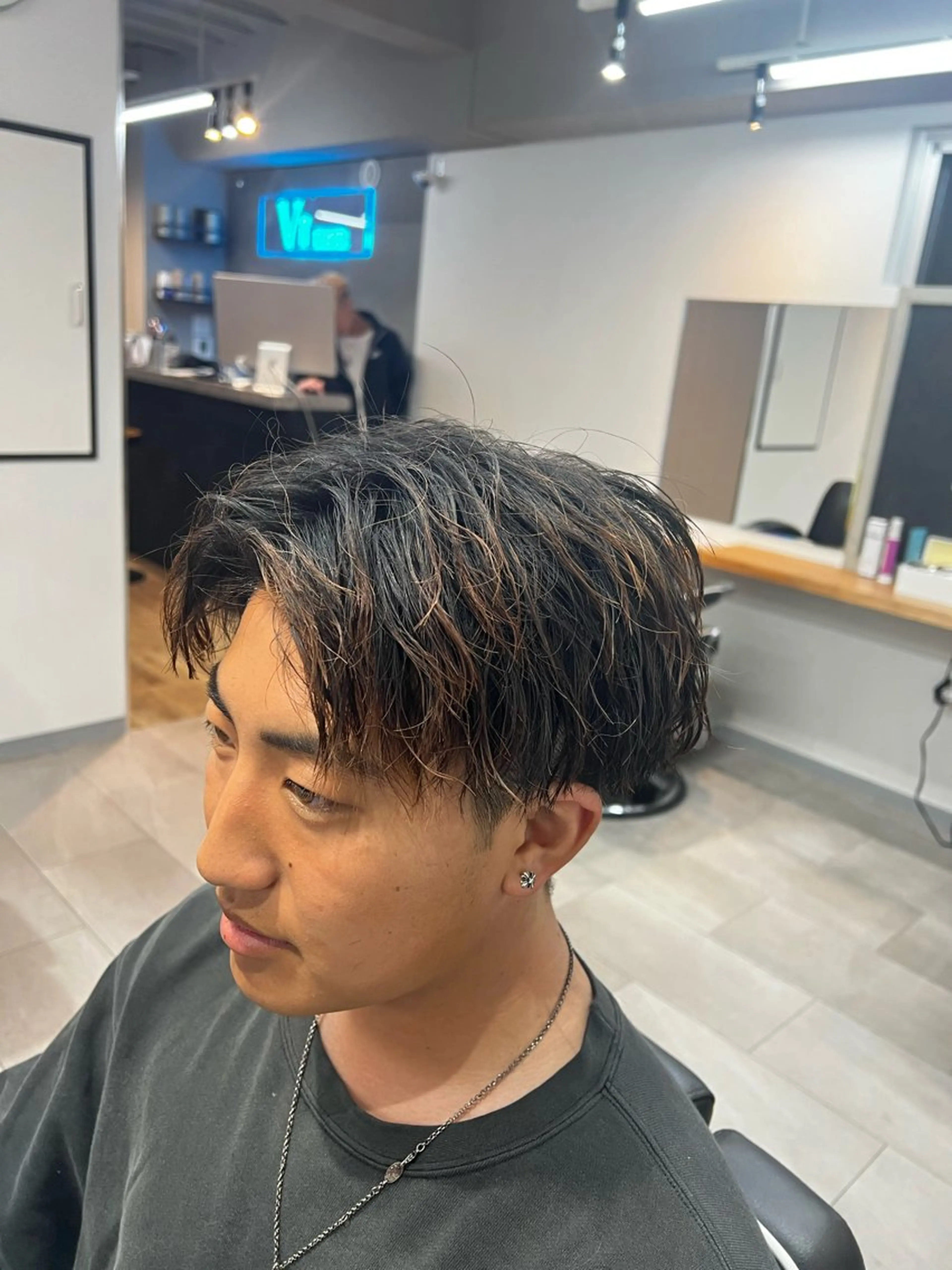 ショート カット 毛流れ•波巻きパーマ 特化🔥🌊瀬川竜生のヘアスタイル