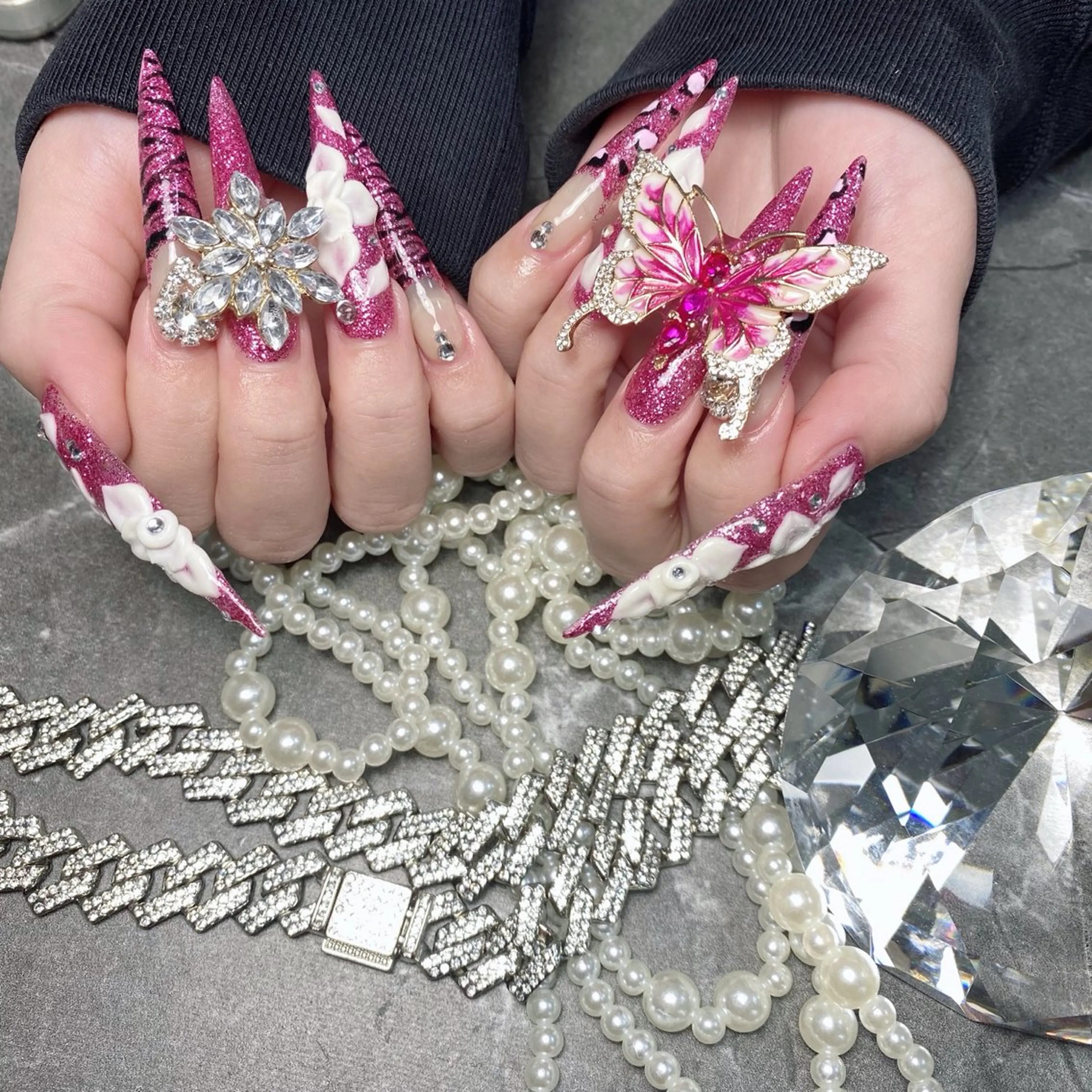 ネイル スカルプ💅🏻 /ホワイトニングのネイルデザイン