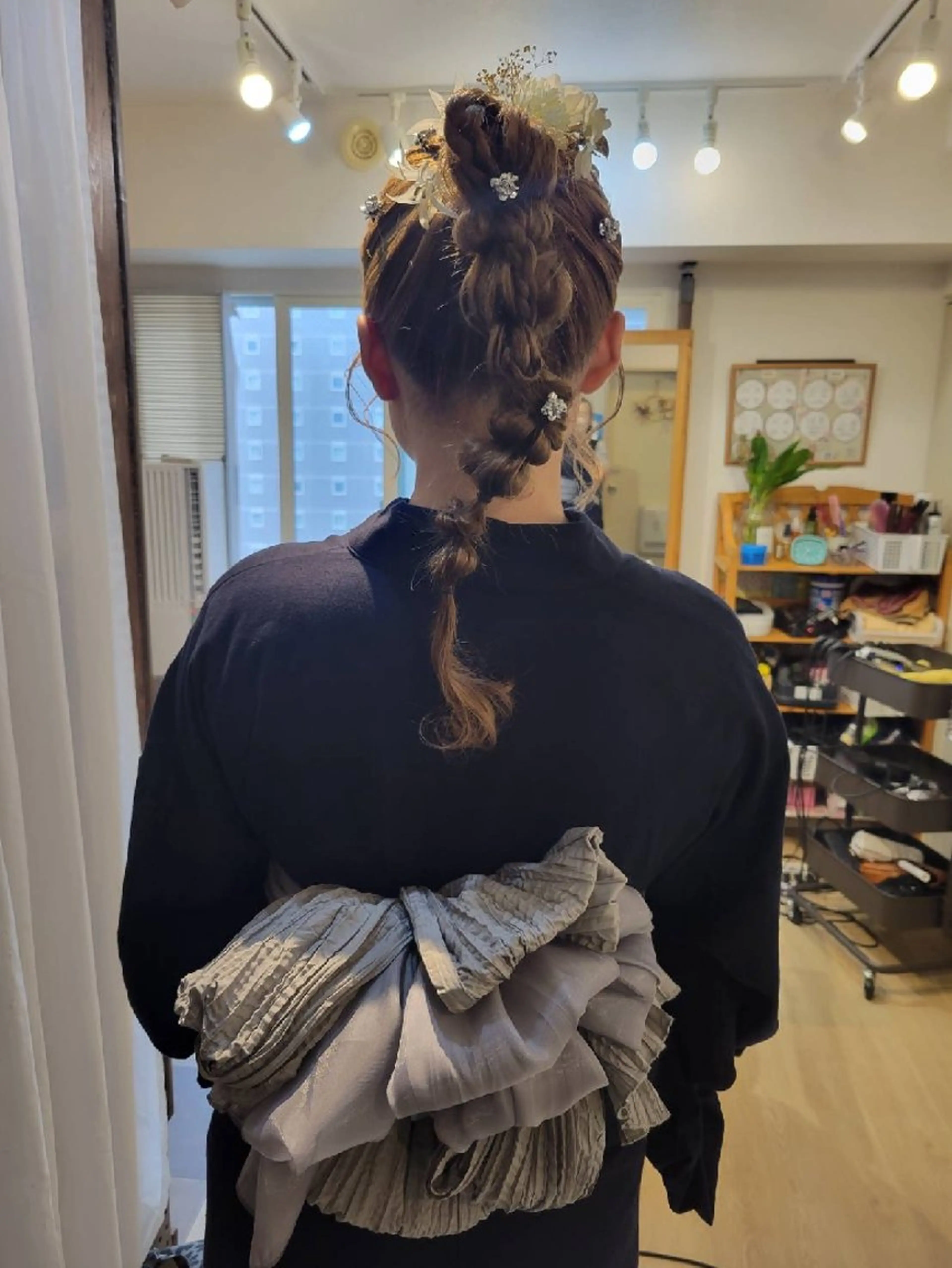 ヘアアレンジ 着付け HempBeauty 浅野アサミのヘアスタイル