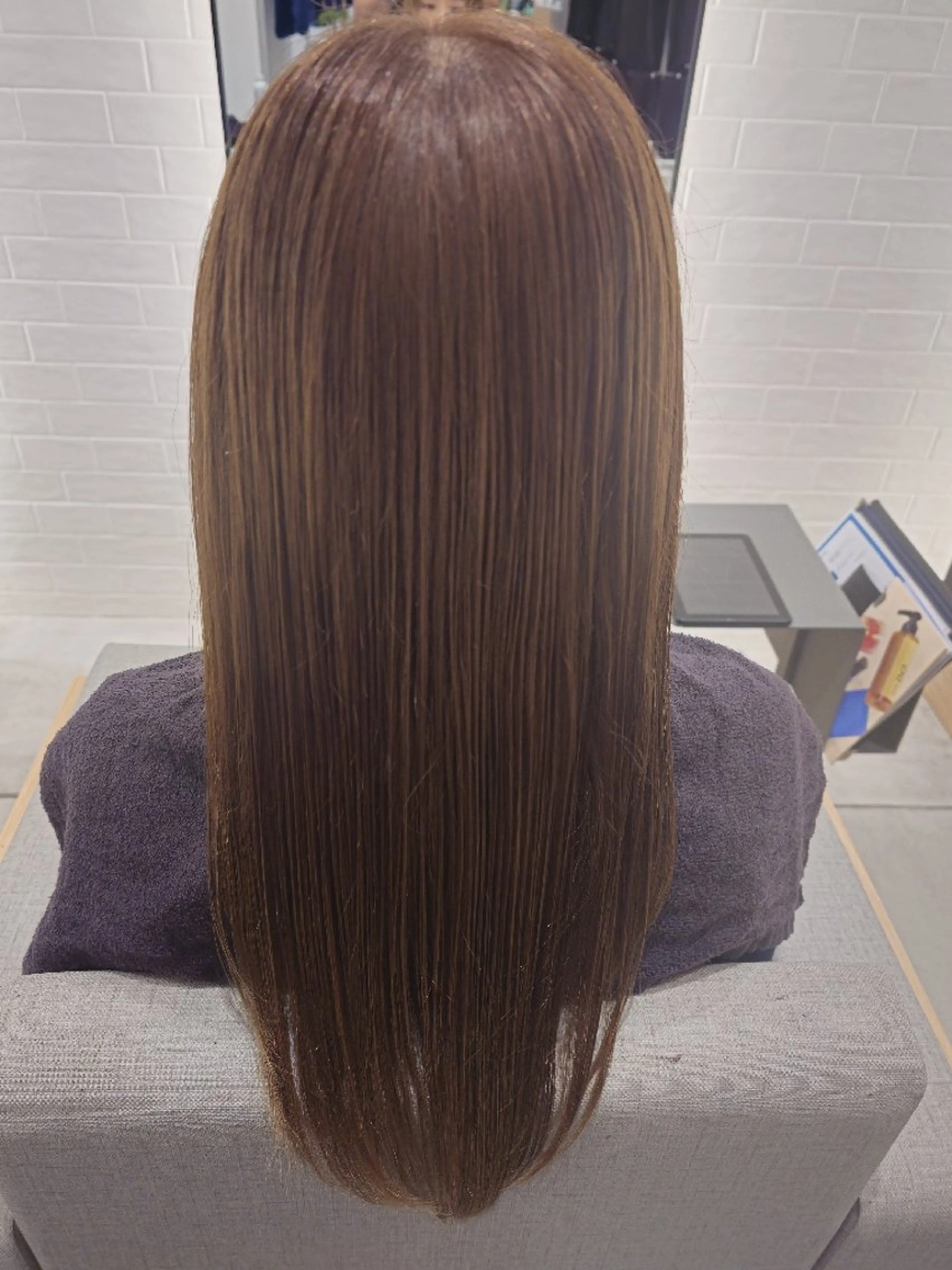 ロング ✂髪質改善ストレート NO.1 深澤 颯斗のヘアスタイル