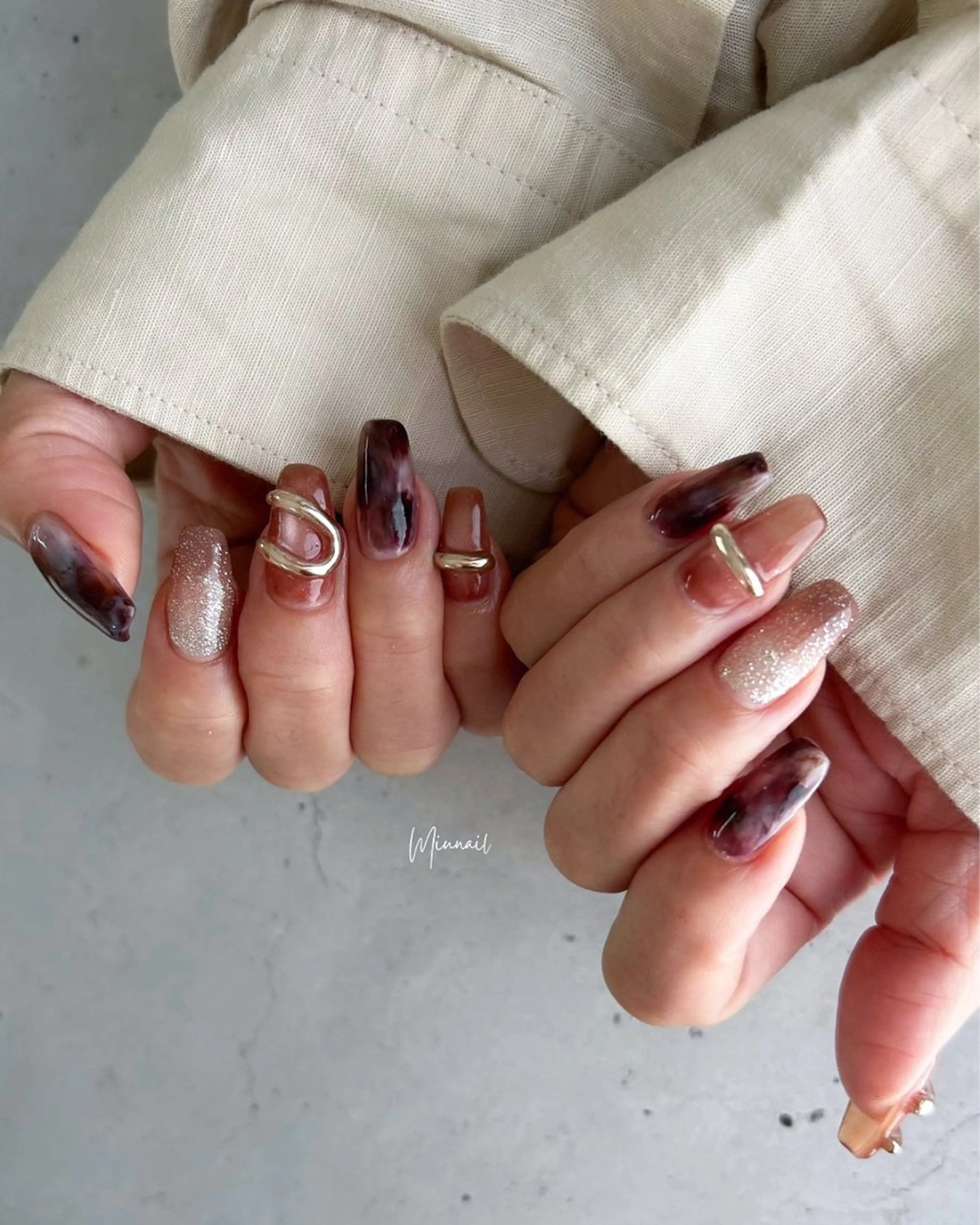 ネイル ハンドネイル Myu'nail /橿原のネイルデザイン