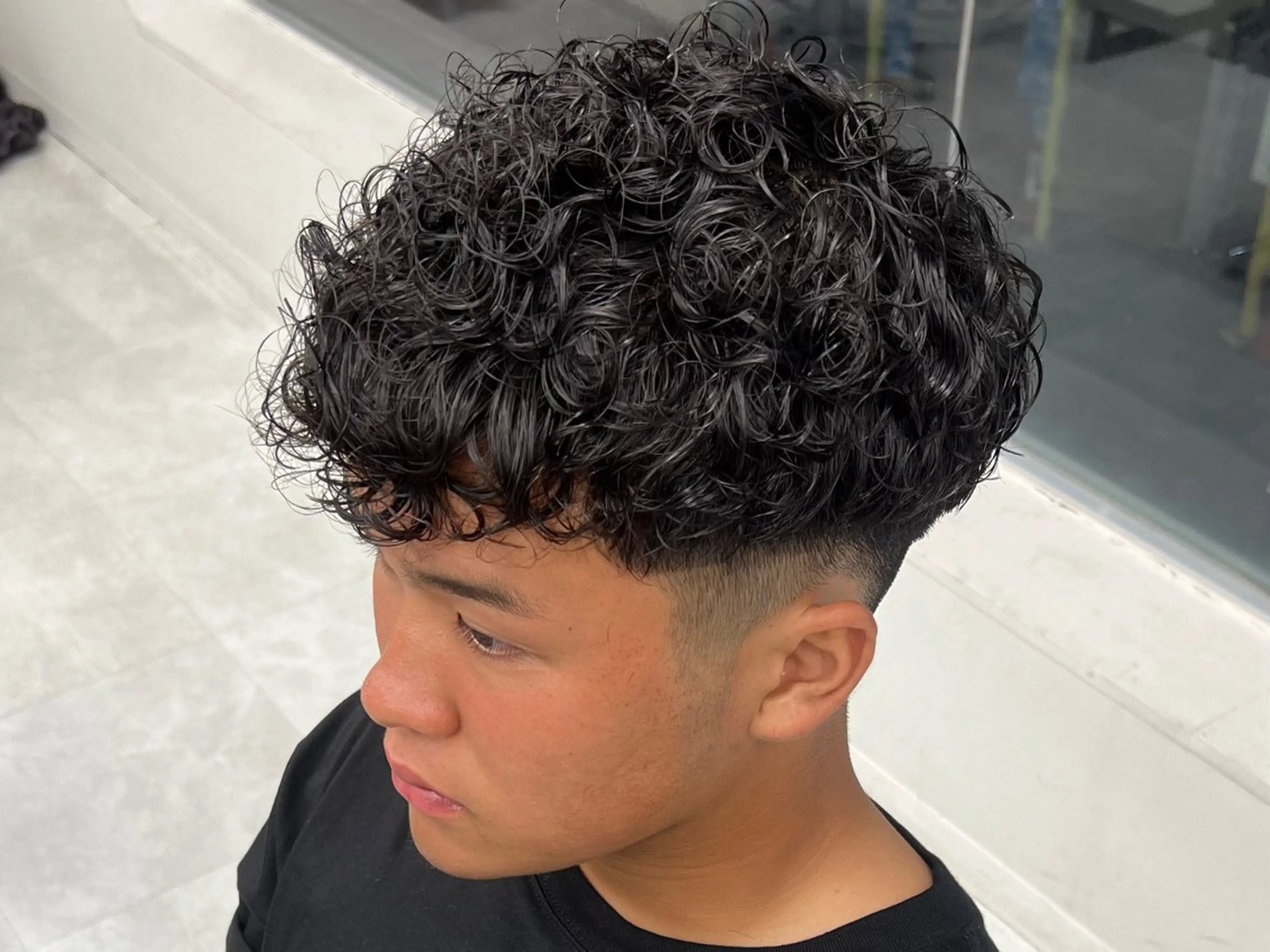 ショート パーマ メンズ カット パーマ ヘアセット 垢抜けメンズパーマ/ DAICHIのヘアスタイル