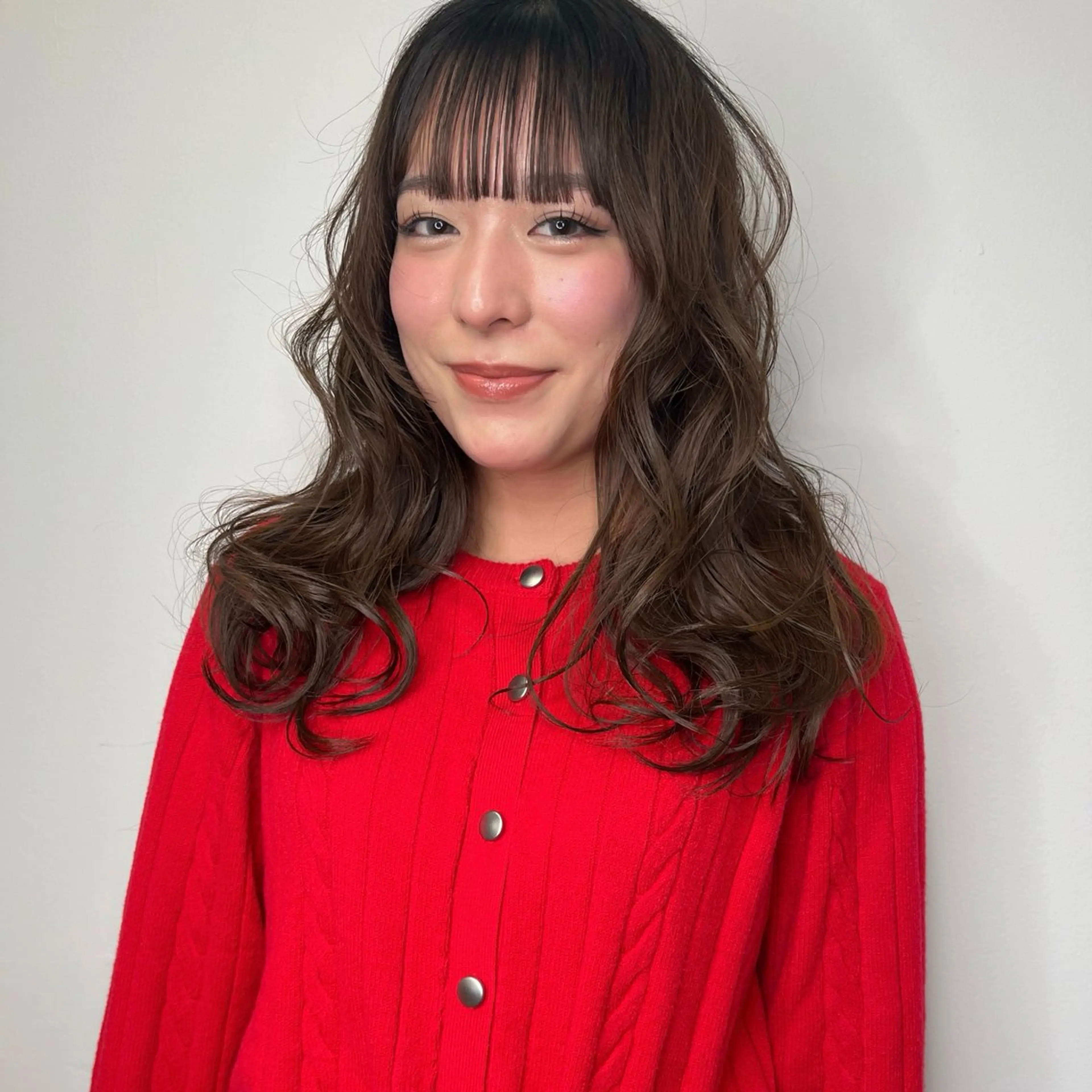 セミロング カラー パーマ ヘアアレンジ 🌼似合わせのプロ 心斎橋/rena🌼のマツエク・マツパデザイン