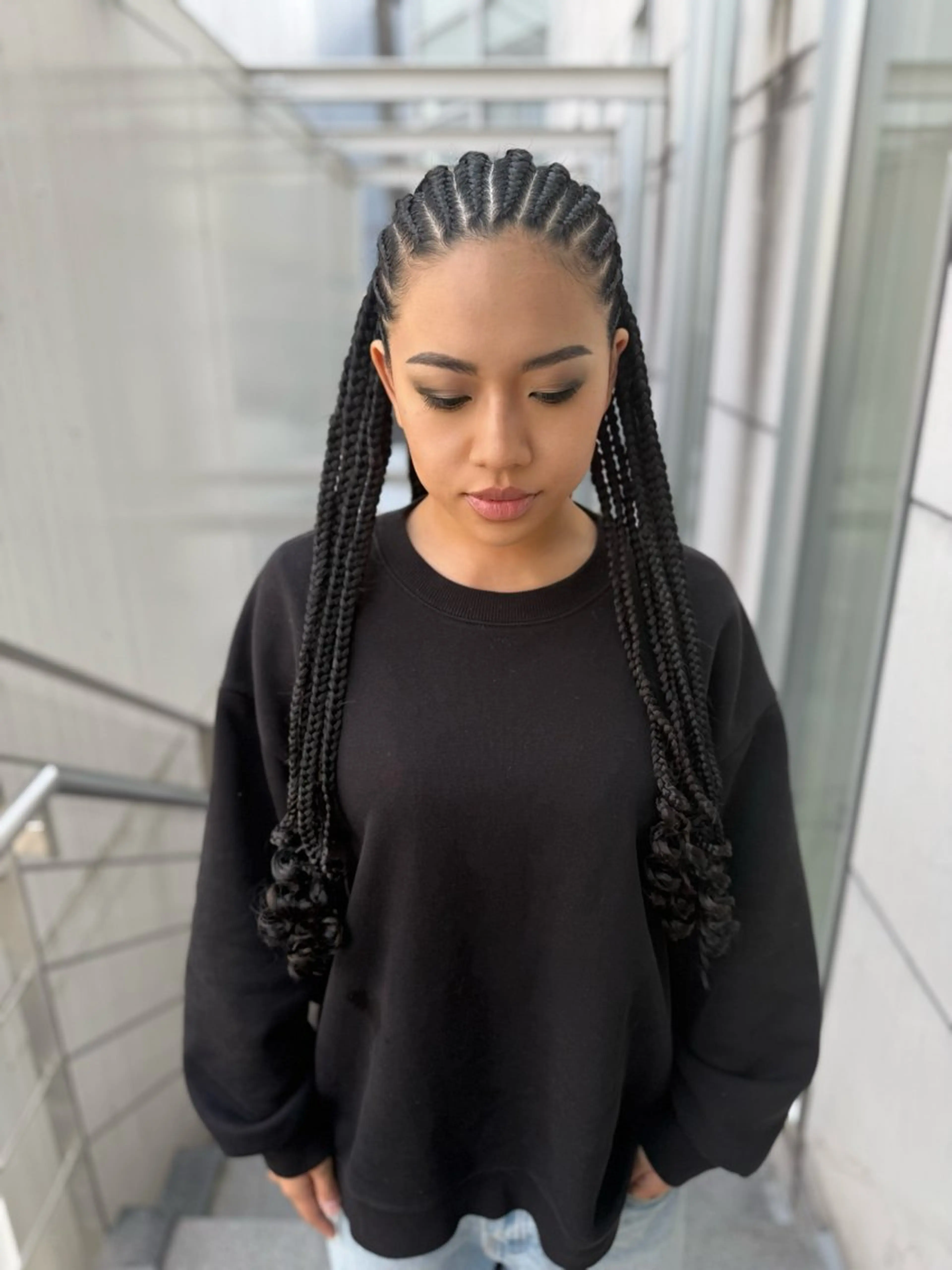 ロング ヘアアレンジ メンズ キッズ エクステ エクステ ヘアセット BRAIDS💎愛子 大人ハイライト💎のヘアスタイル