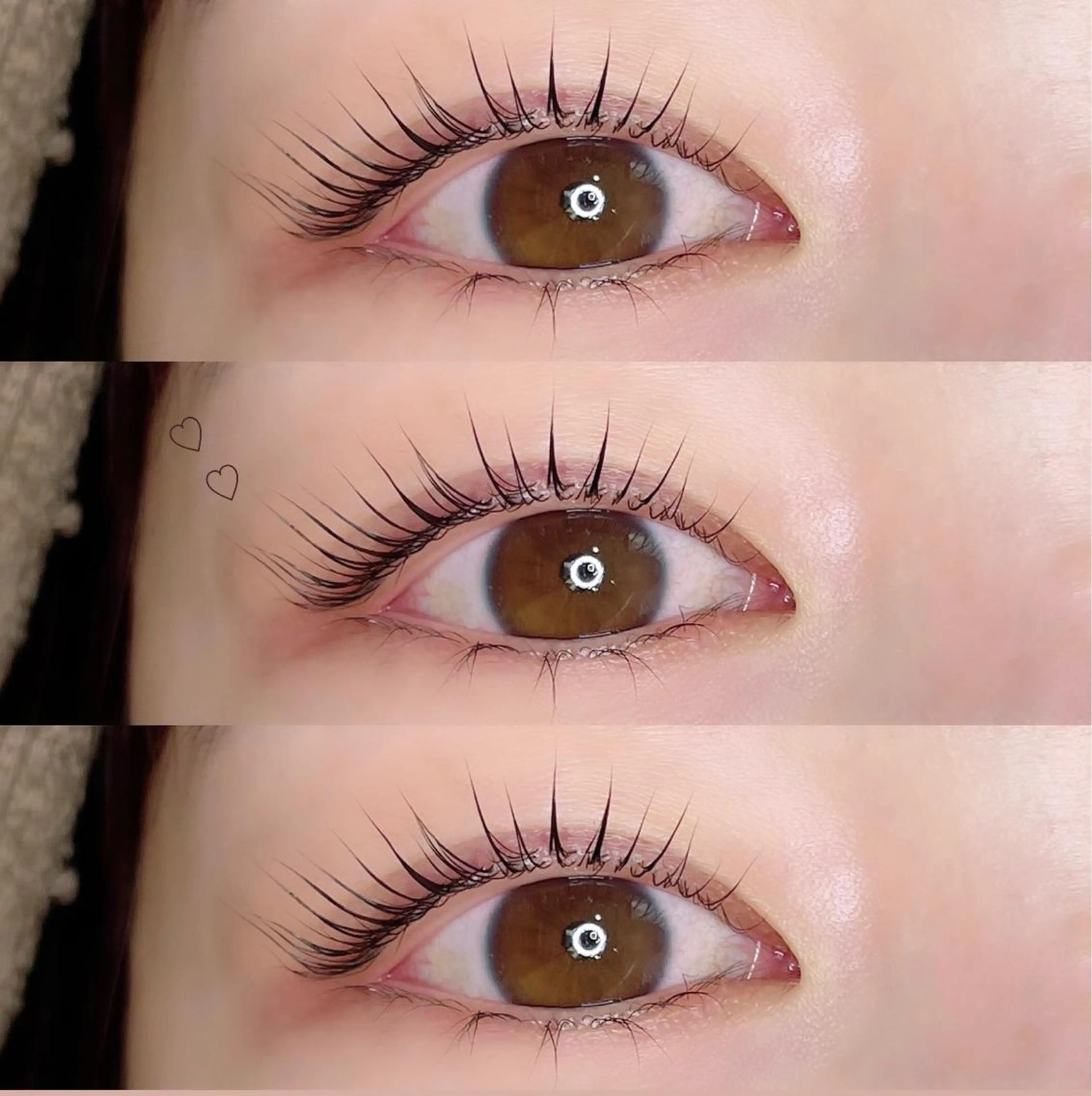 マツエク・マツパ パリジェンヌラッシュリフト taniuchi ramuのマツエク・マツパデザイン