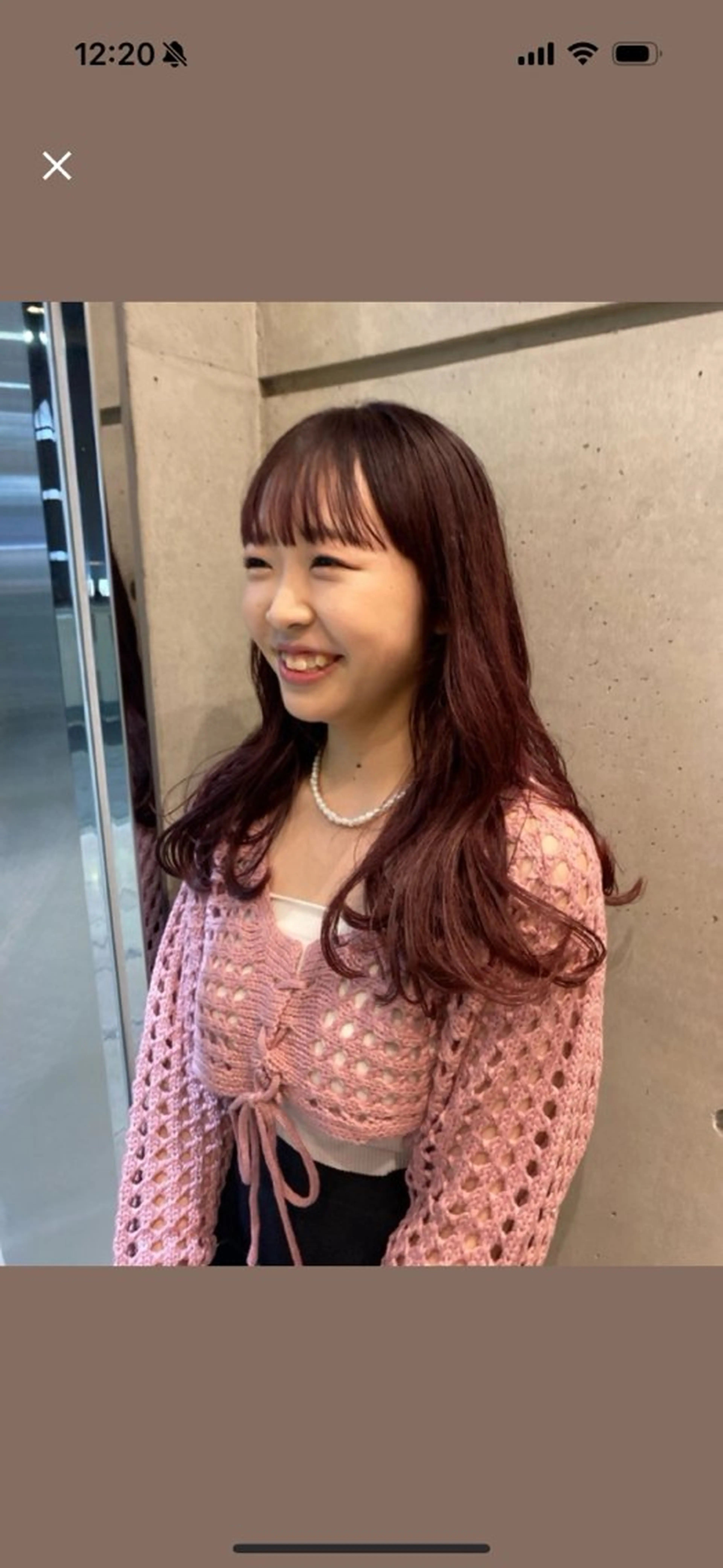 カラー abe yuikaのヘアスタイル