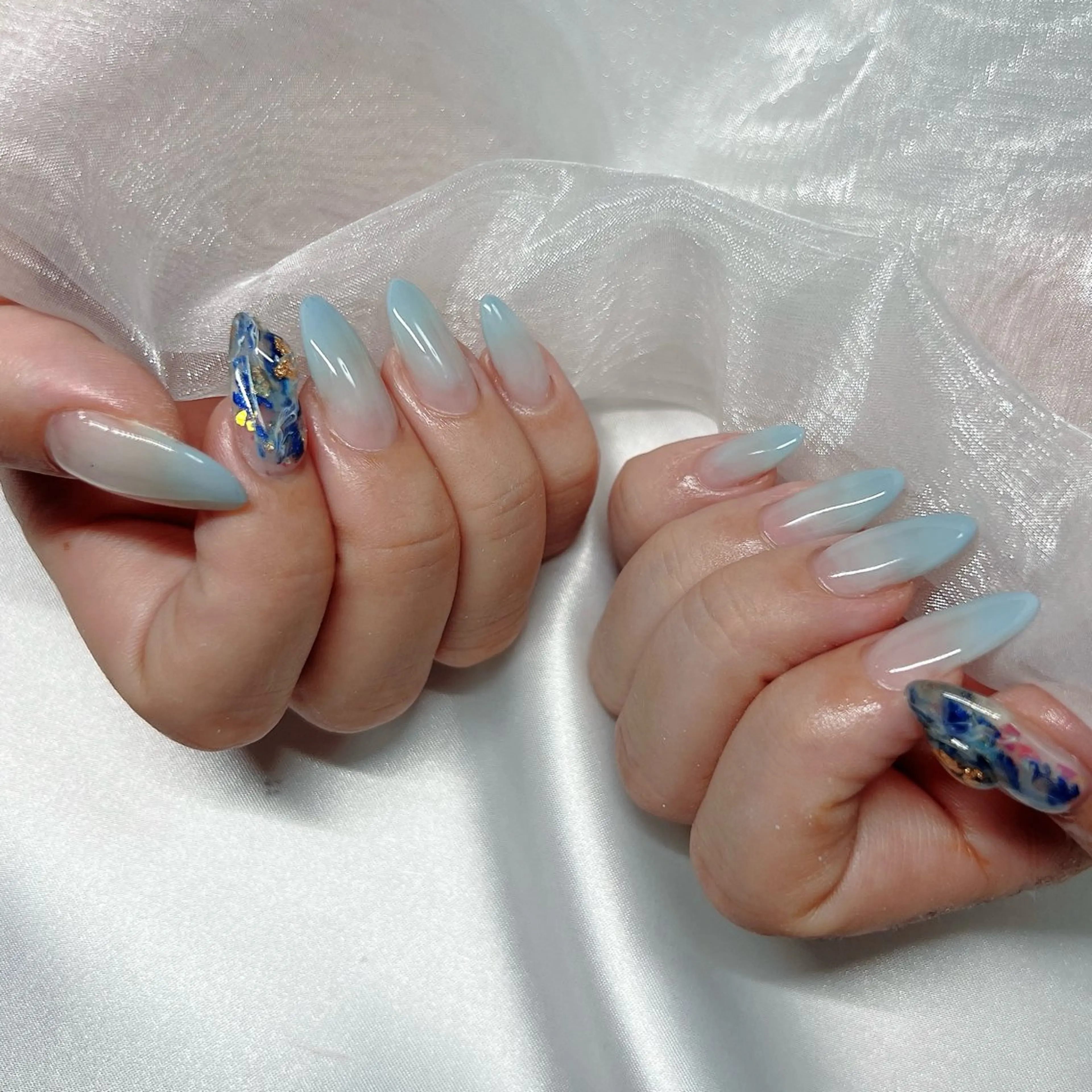 ネイル ジェルネイル 韓国ネイル ラメ(グリッター) マグネットネイル ミラーネイル ハンドネイル nail salon Rewardのネイルデザイン