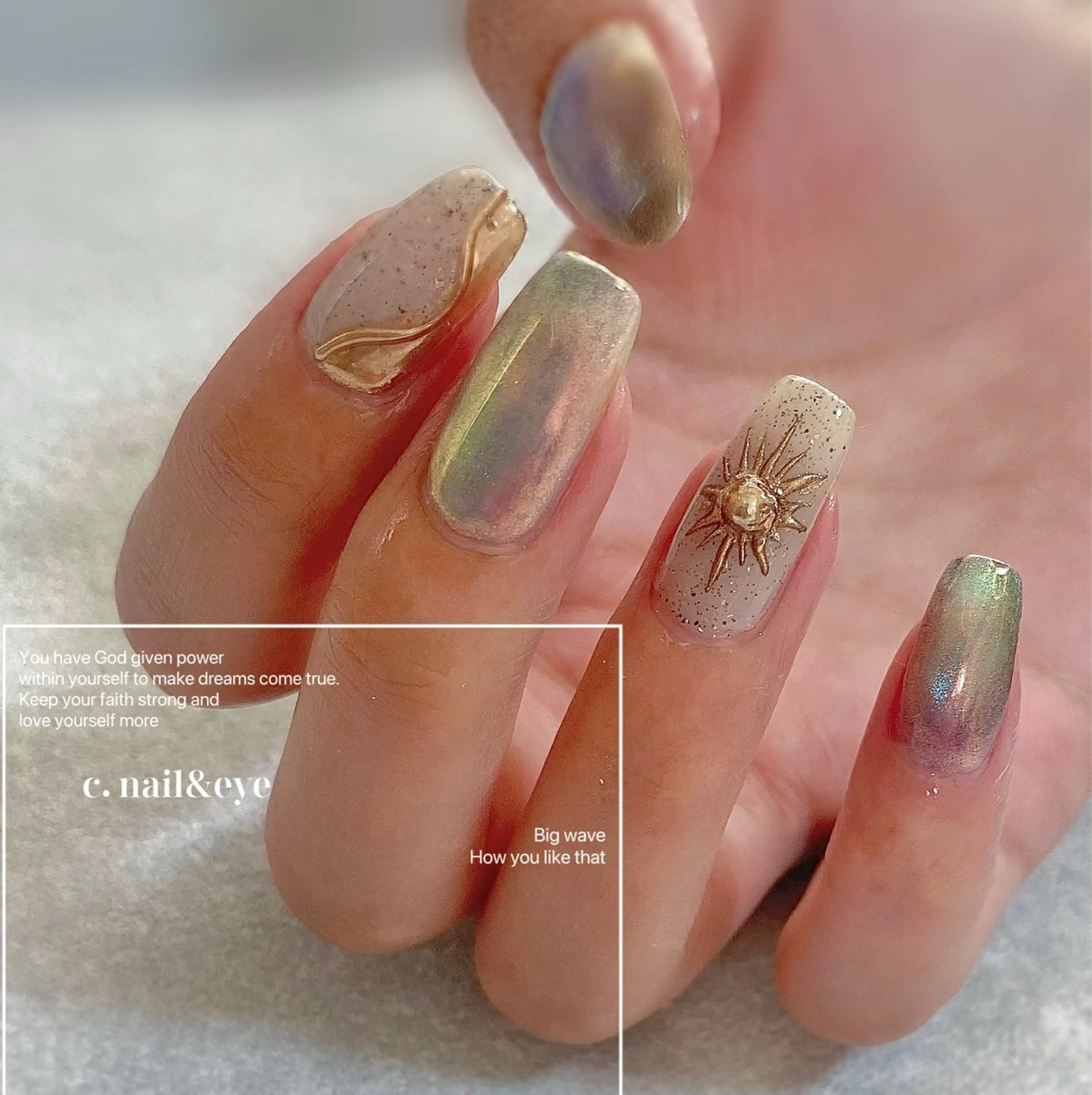 ネイル ボルドー フットネイル フレンチネイル 氷ネイル・うるうるネイル マグネットネイル C.Nail &Eye筑紫駅のネイルデザイン