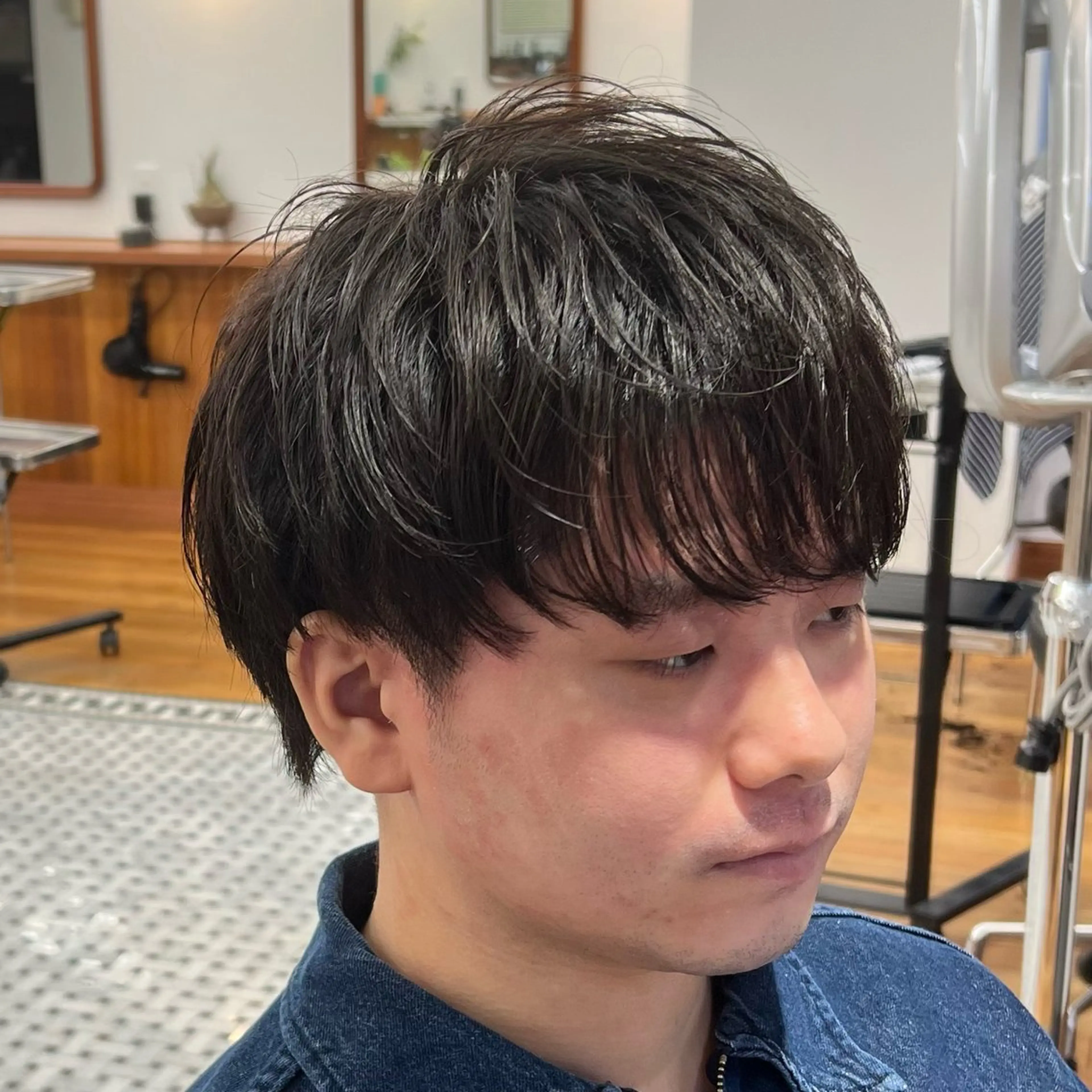 ショート メンズ マッシュウルフ マッシュ メンズウルフカット ショートヘア ウルフカット カット メンズカット✂️ スキンフェード伊藤陸のヘアスタイル