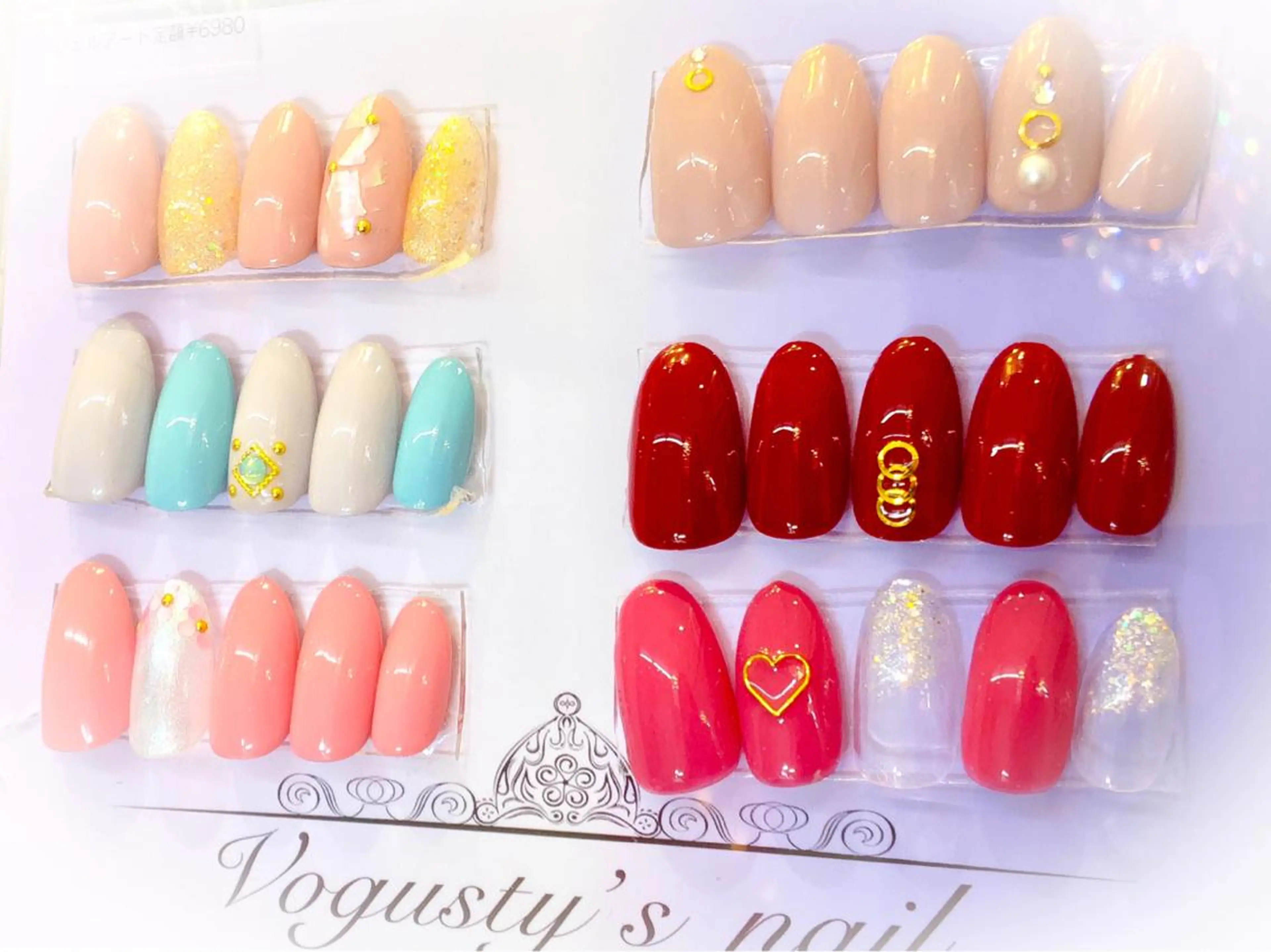 ネイル アートネイル シンプルネイル ボガスティーズネイル 川崎店のネイルデザイン