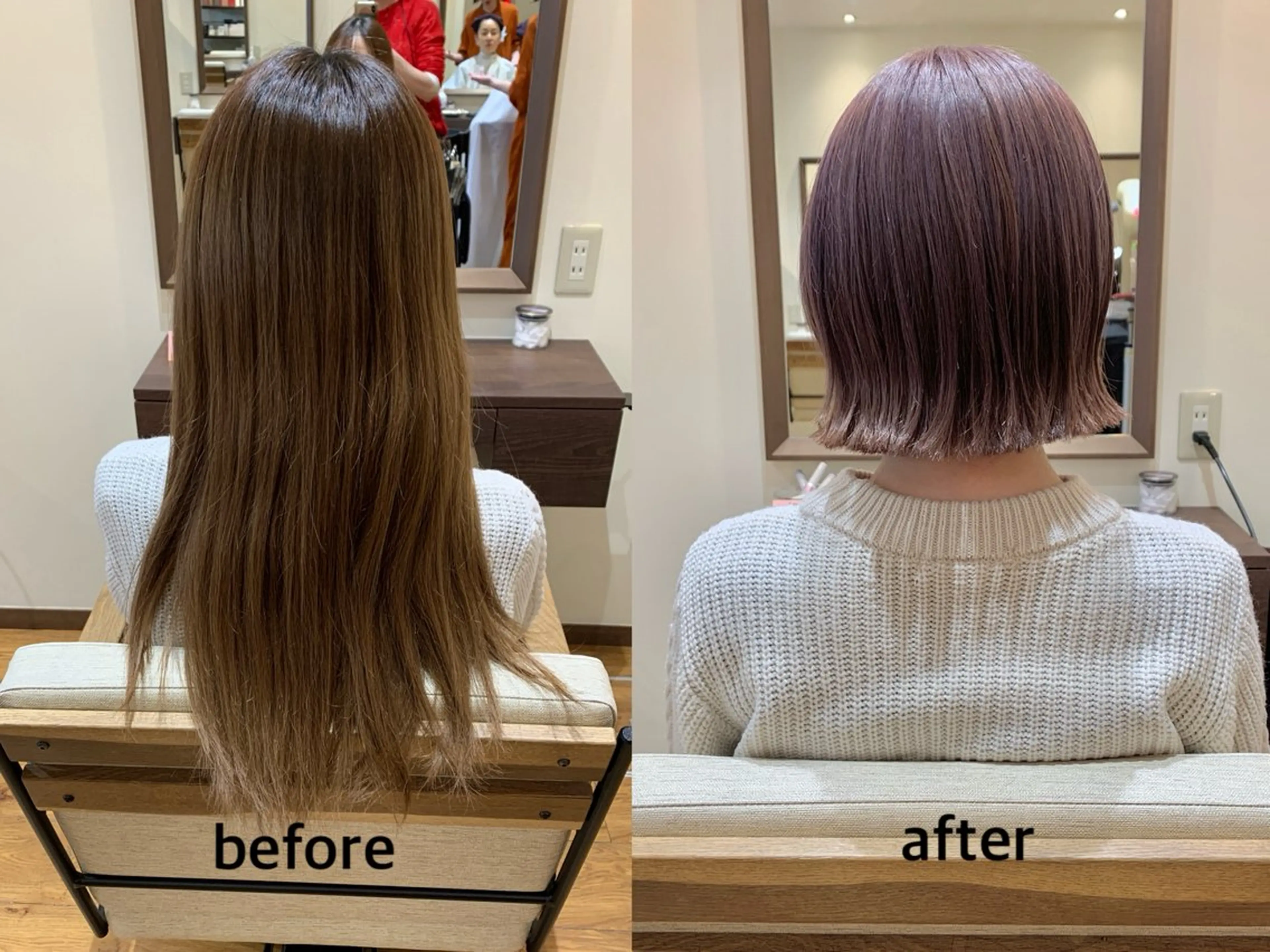 ショート カラー kaguyahime doui所属・山本 りなのヘアスタイル