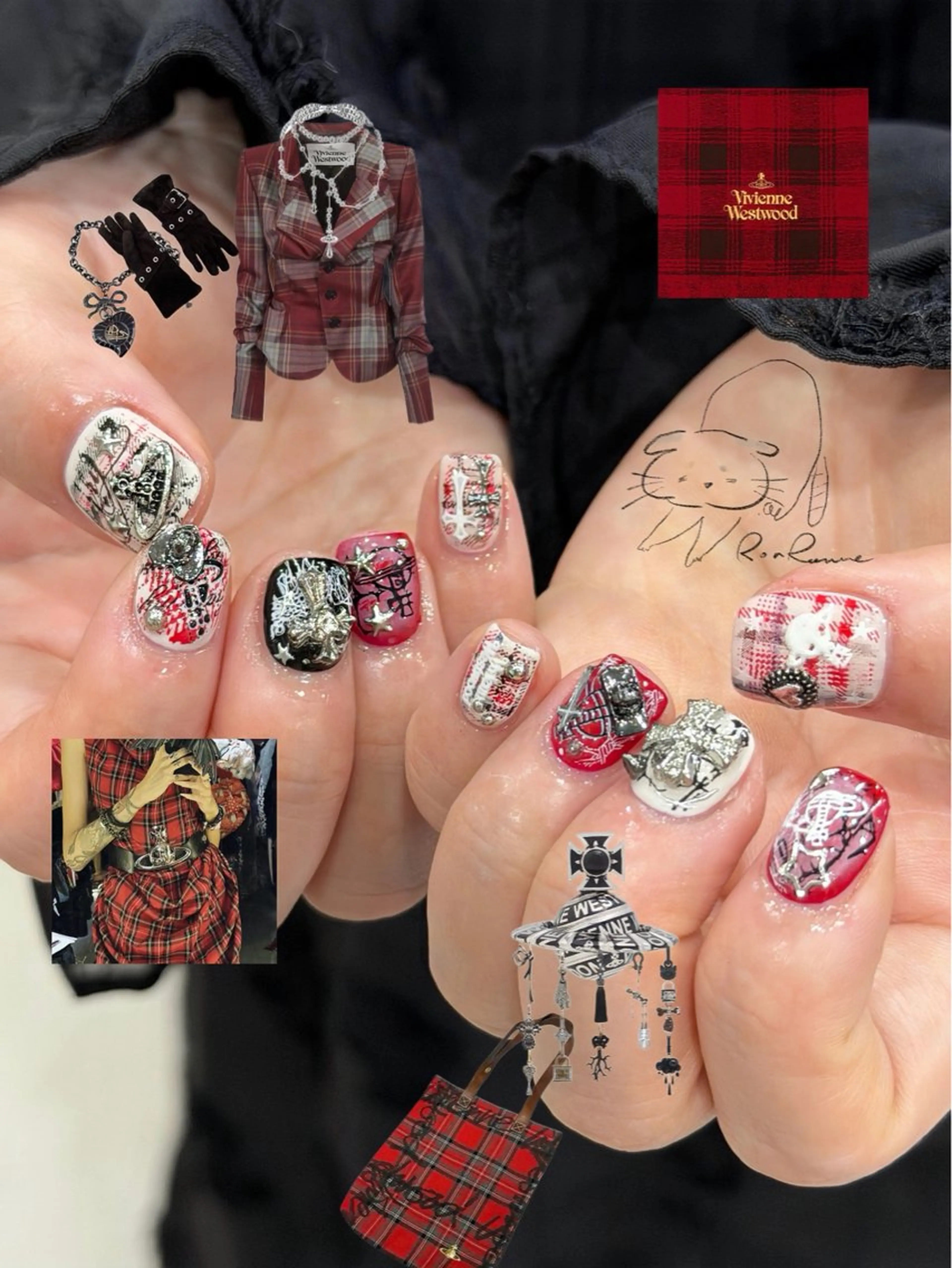 ネイル オーロラネイル 長さ出し フレンチネイル ジェルネイル ミラーネイル ハンドネイル Cho Artネイル所属・ronronne .のネイルデザイン