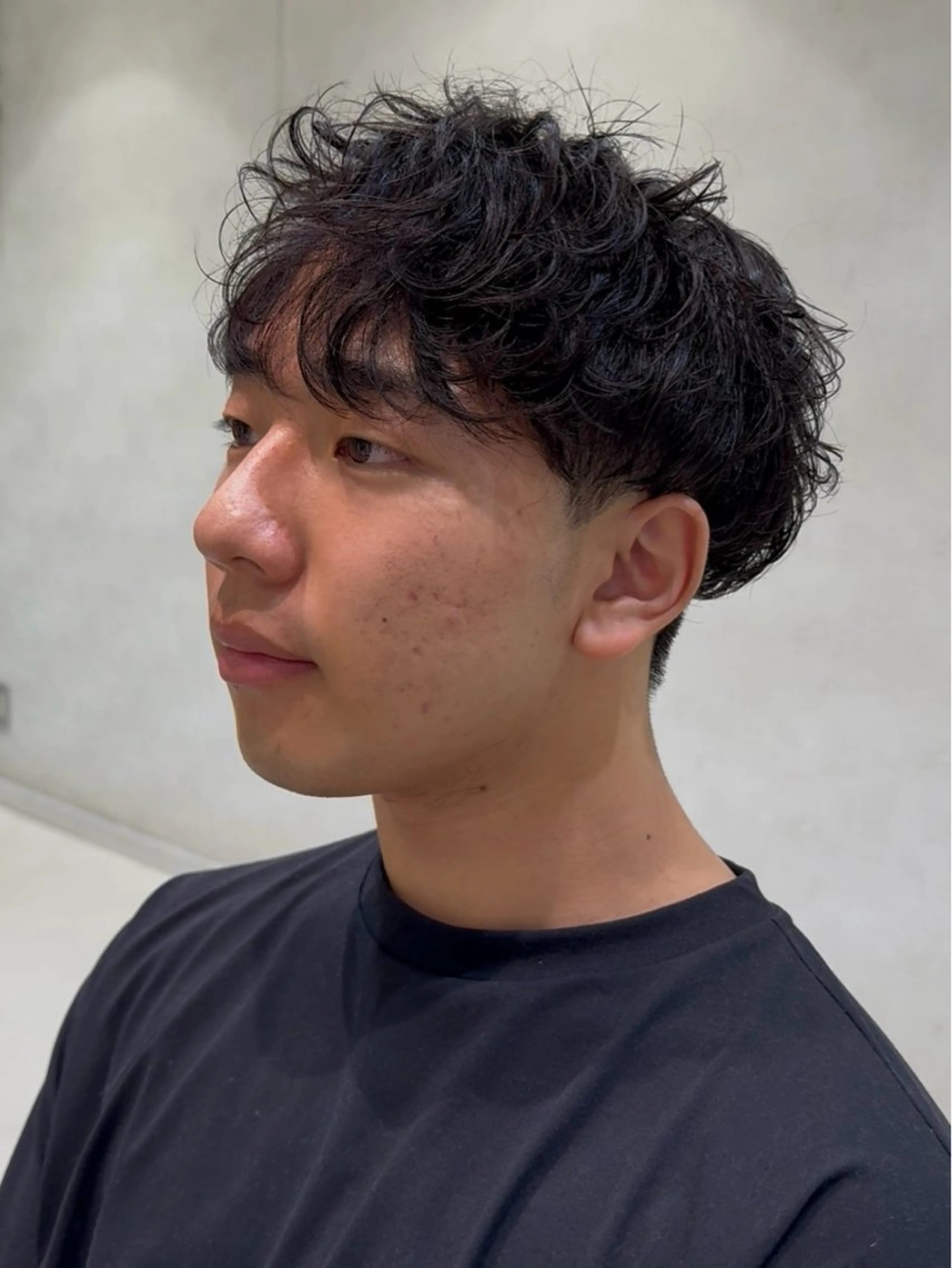 ショート パーマ メンズ フェザー/ニュアンス パーマ/ryutoのヘアスタイル