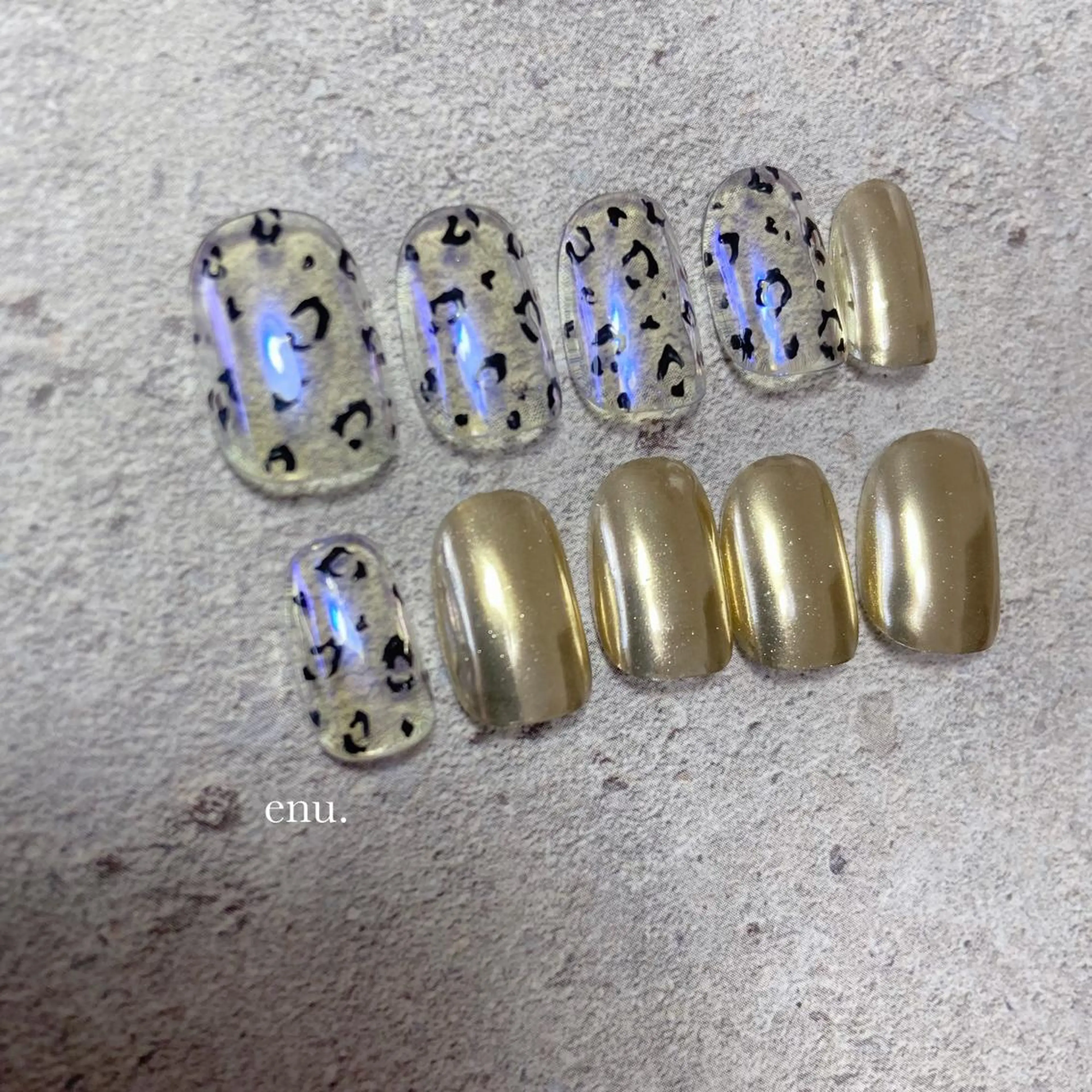 ネイル アニマル柄 ハンドネイル enu. nanakoのネイルデザイン