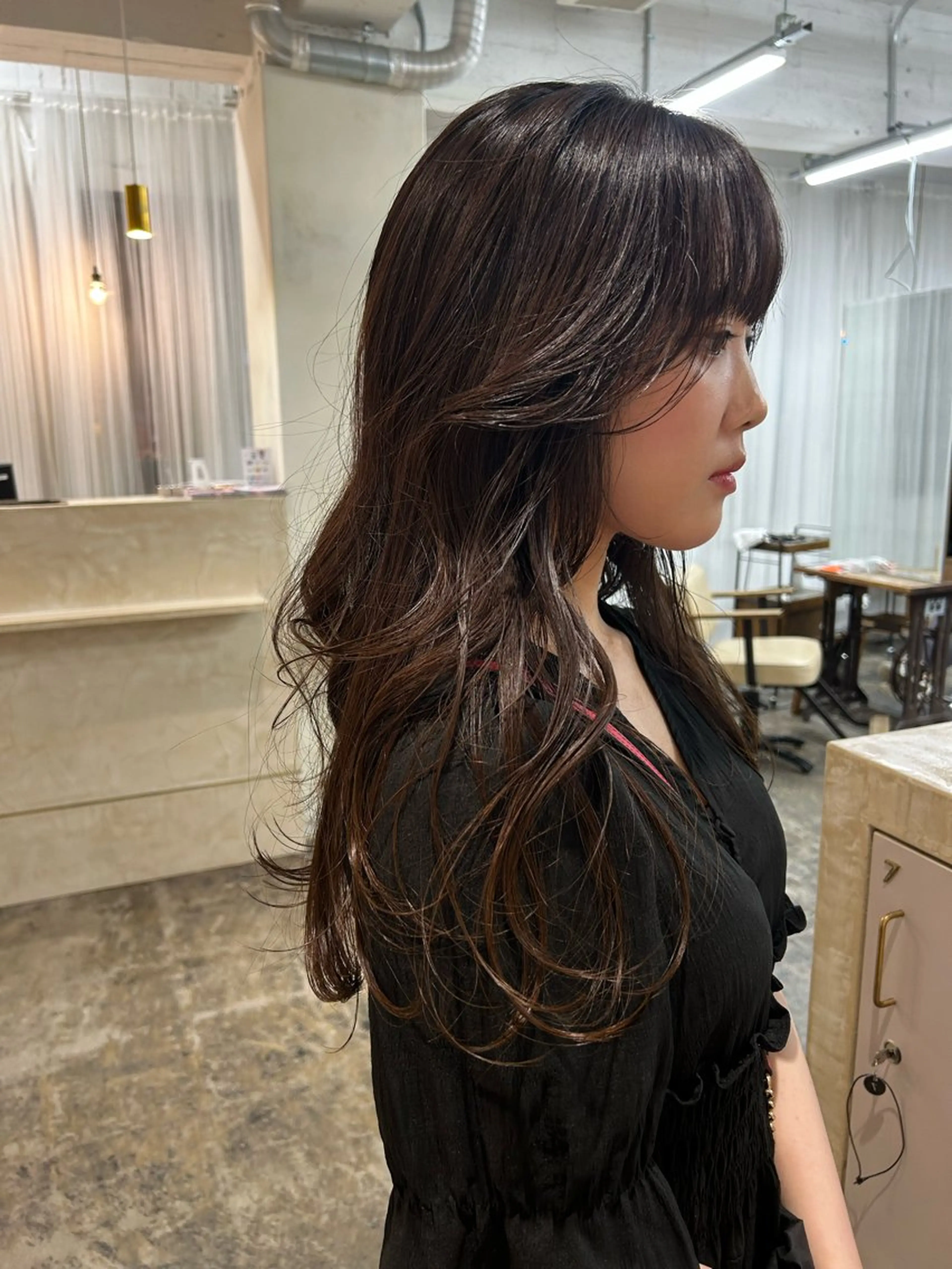 ロング 原 瑞希のヘアスタイル