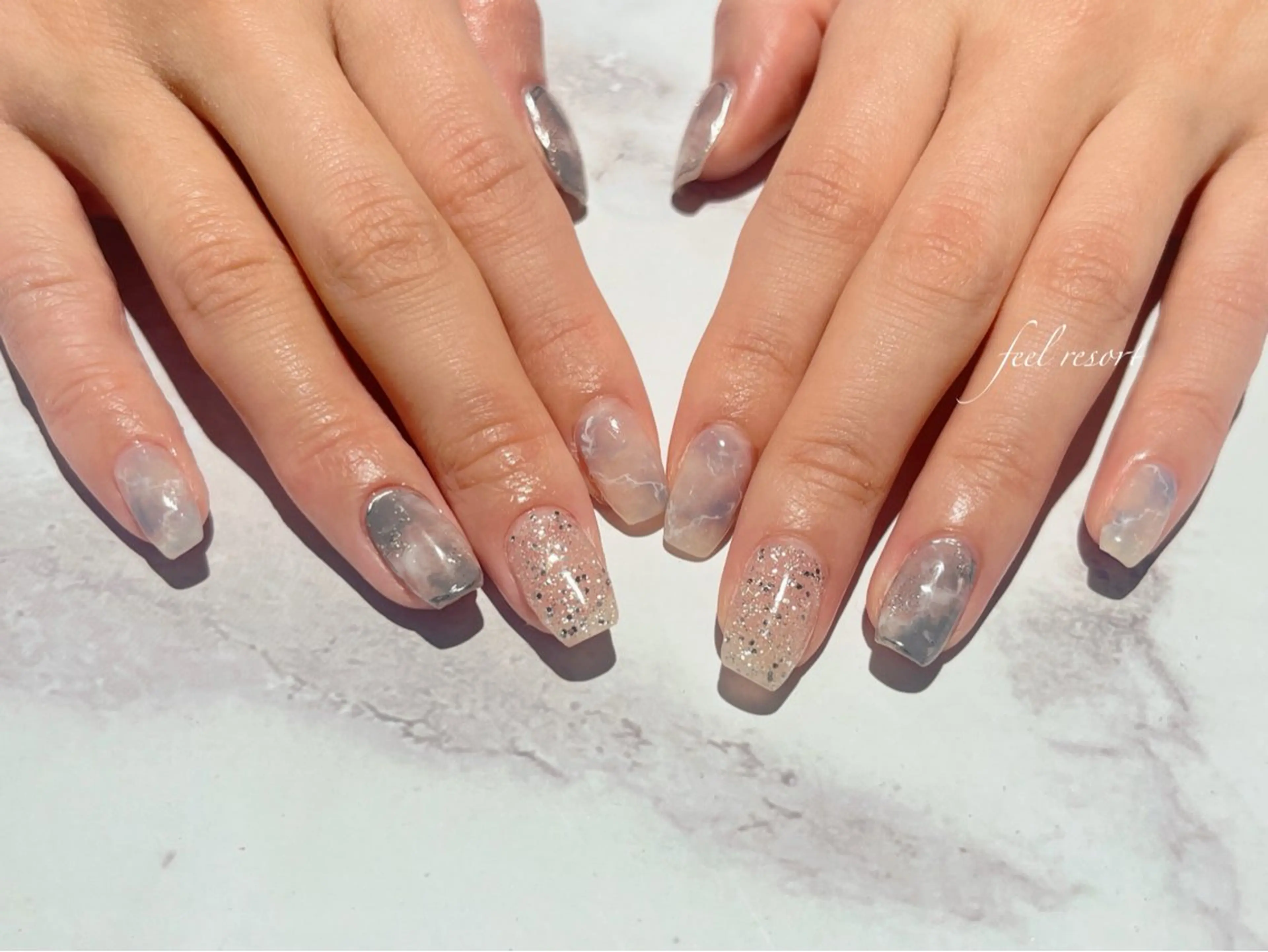 ネイル アートネイル ハンドネイル Lien(リアン) 銀座駅6分のネイルデザイン