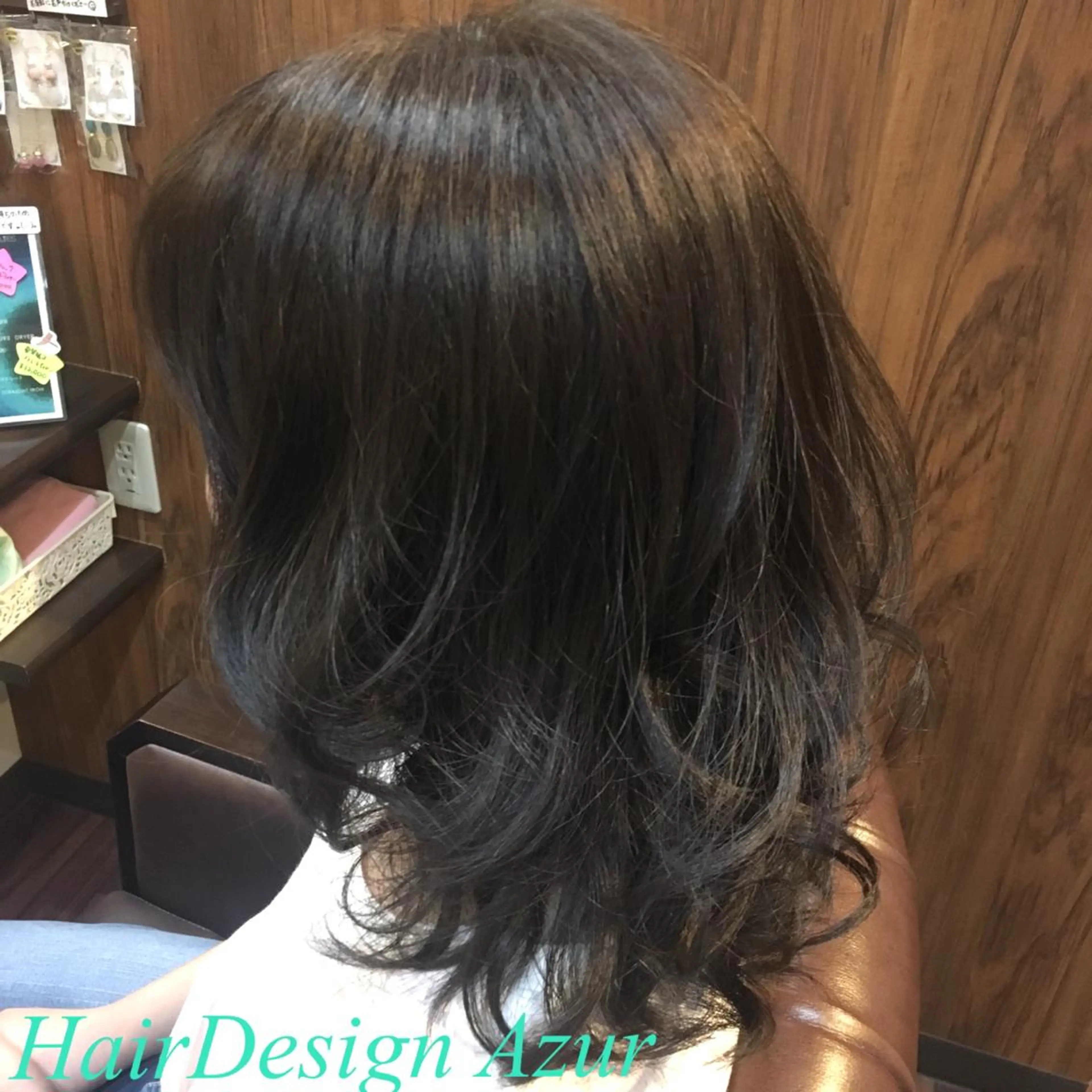 ミディアム カラー HairDesign Azurのヘアスタイル