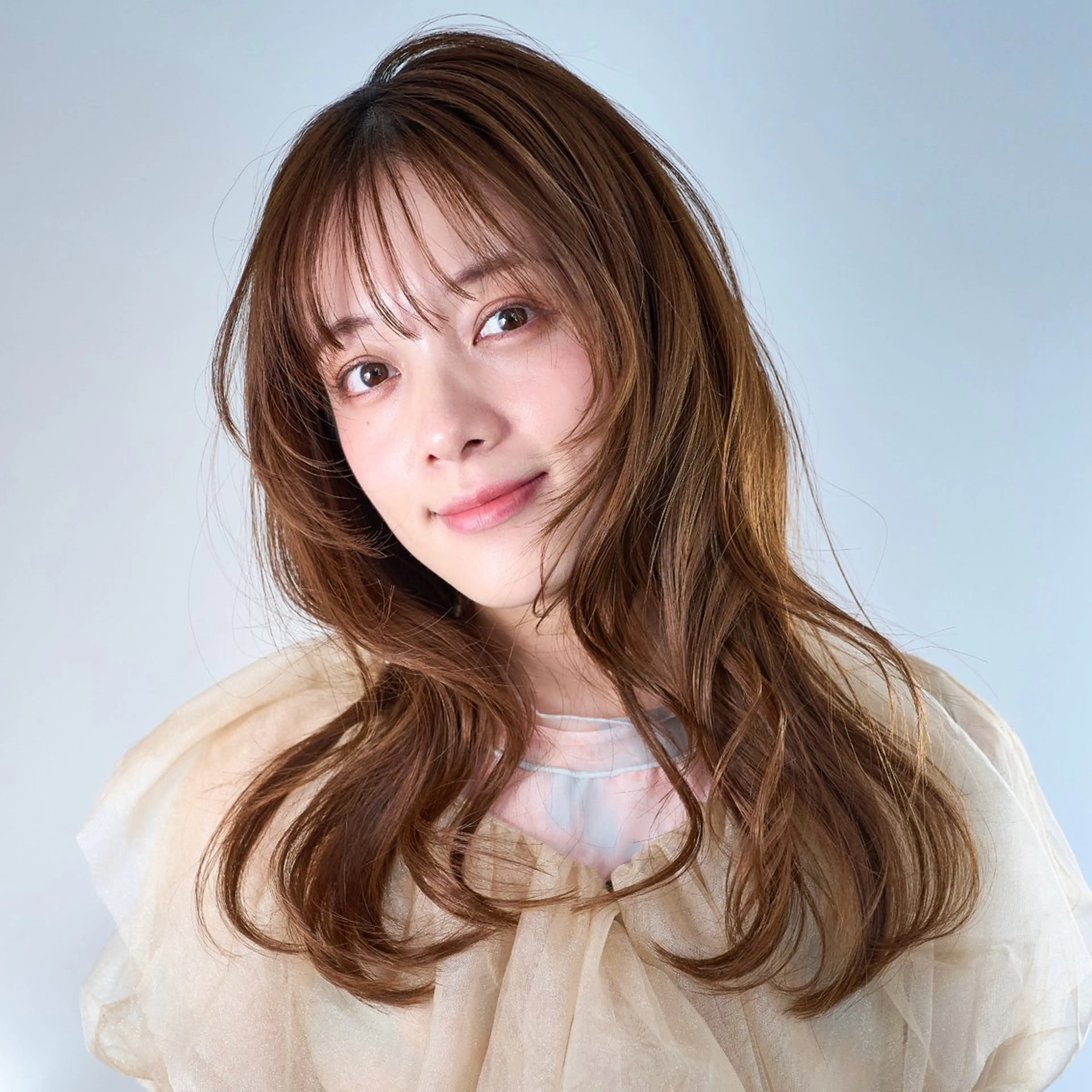 ロング 顔周りカット レイヤーカット レイヤー/艶カラー /パーマ💚千琴のヘアスタイル
