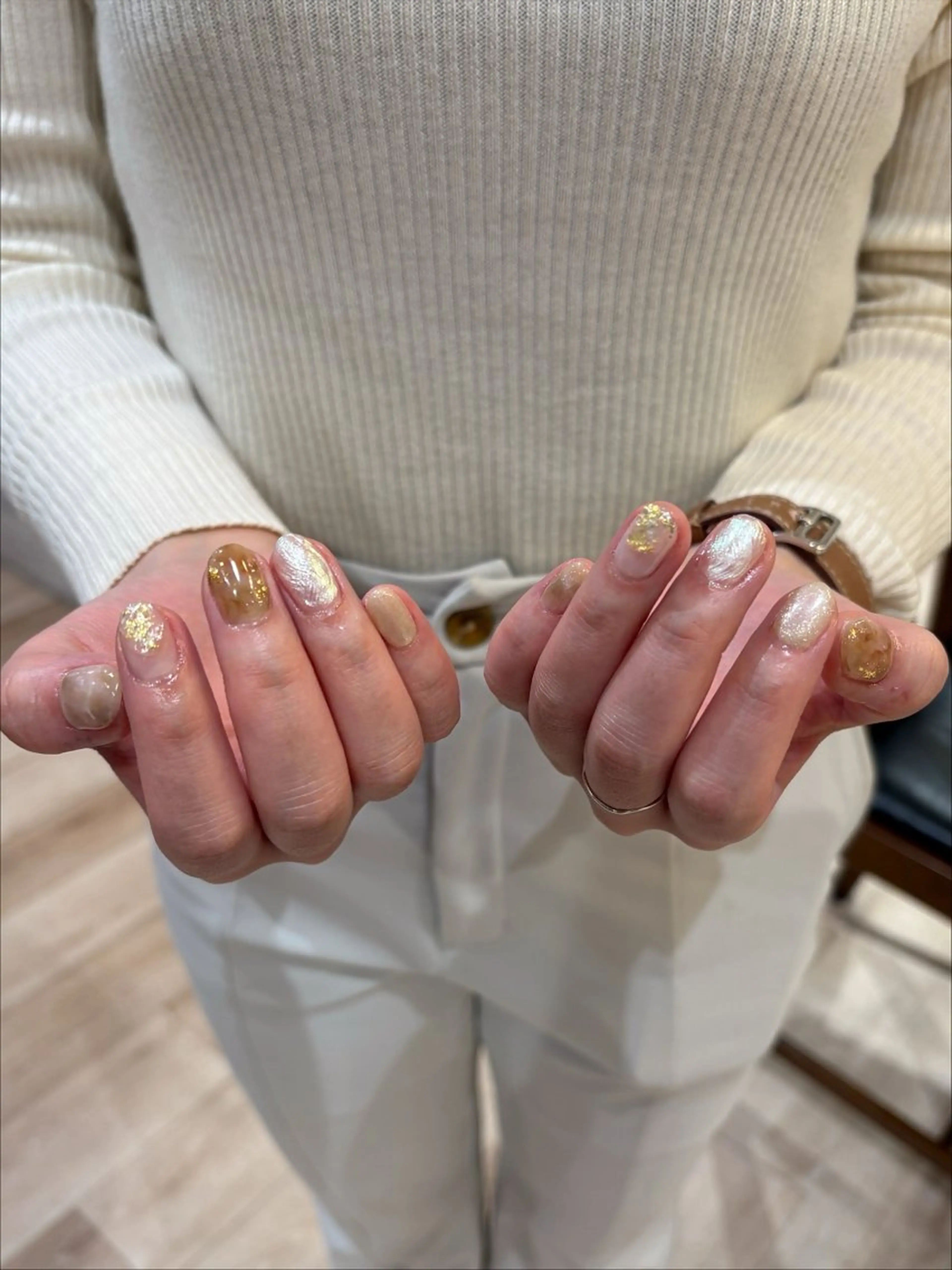 ネイル ハンドネイル cut/nail ▫️イチカ🌻のネイルデザイン