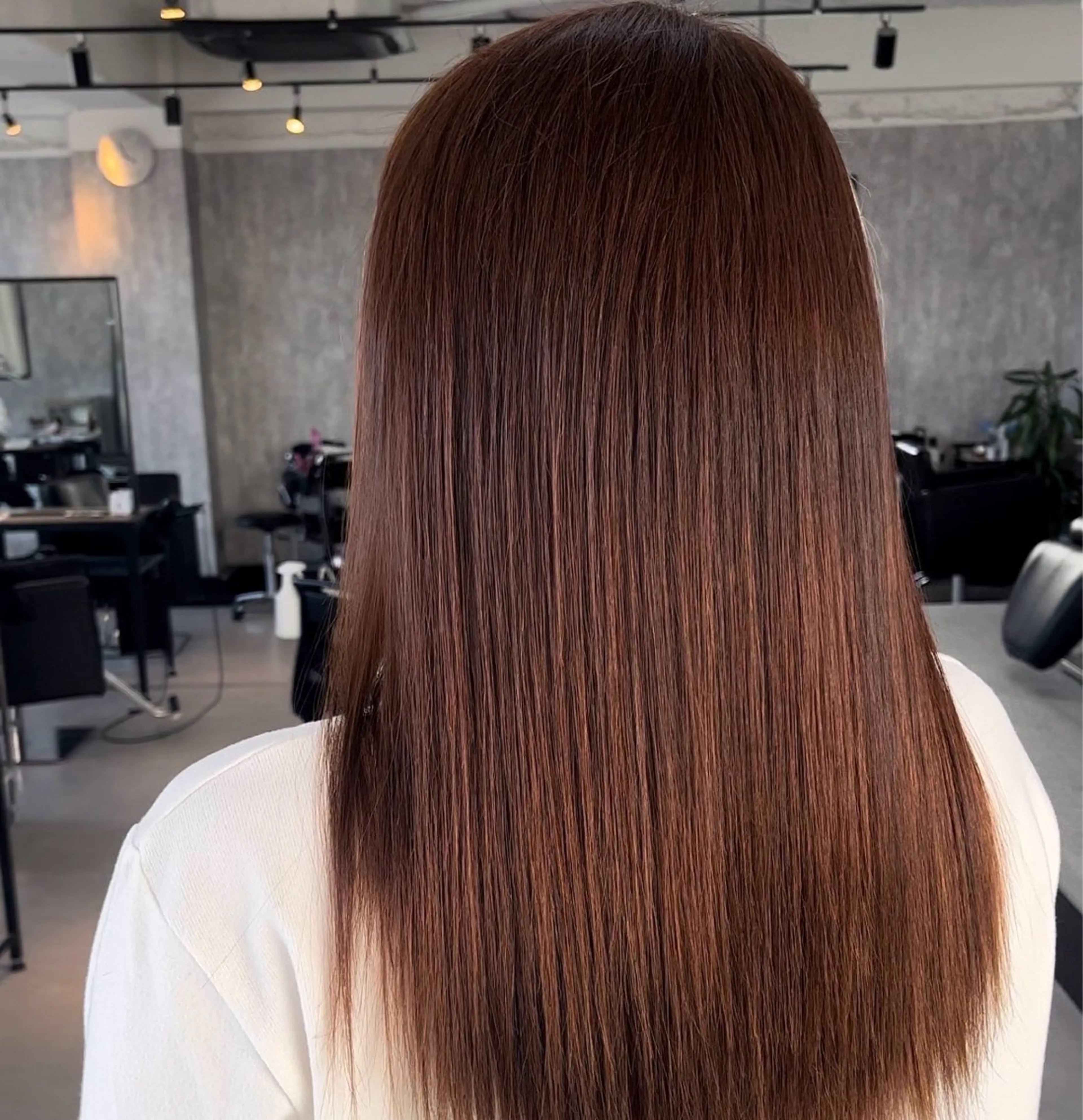 白髪リタッチ➕トリートメントブローの写真