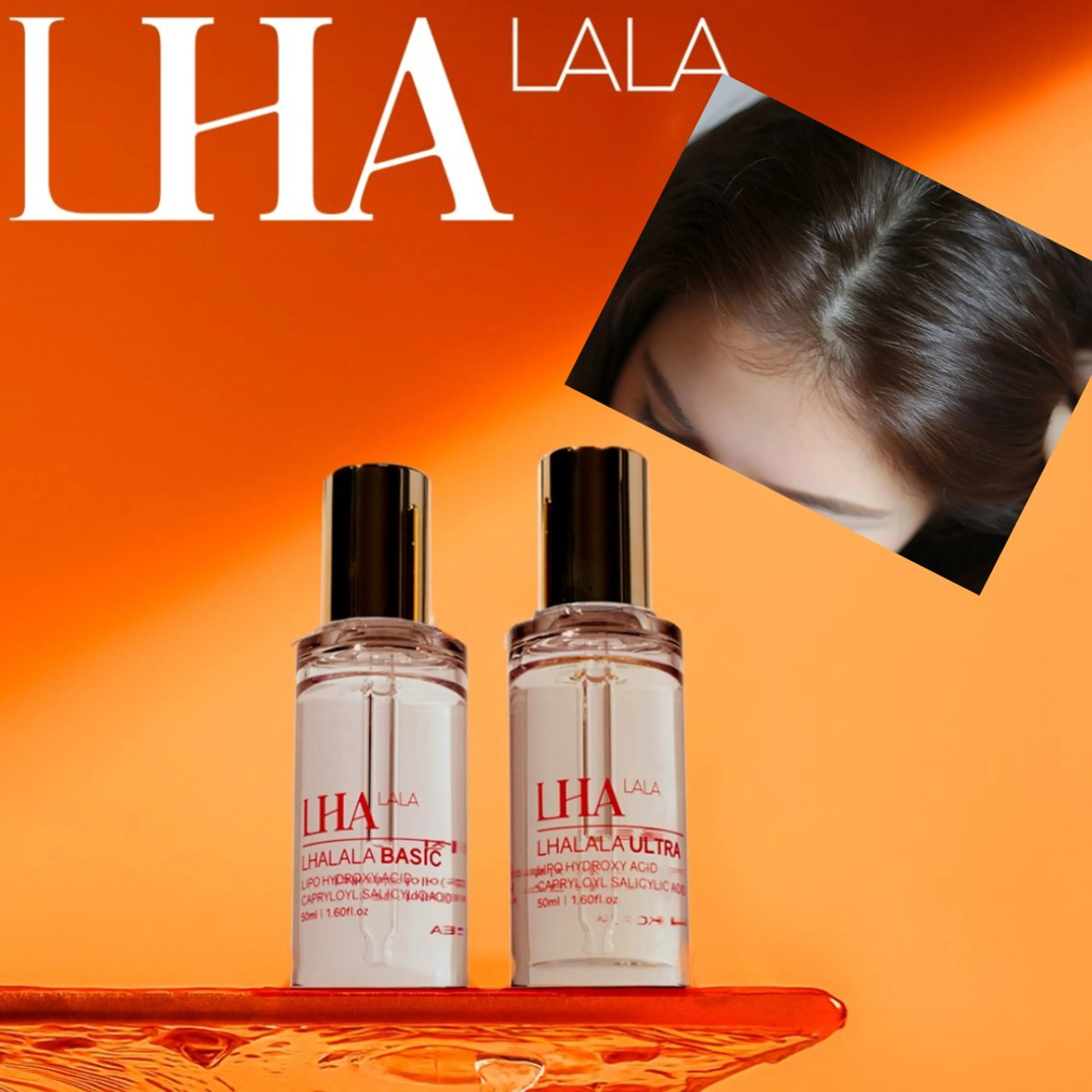 【韓国式】LHALALAララピールスカルプケア+再生LED(ヘッドマッサージ付き)/頭皮のニオイが気になる方/美髪/痒みの写真