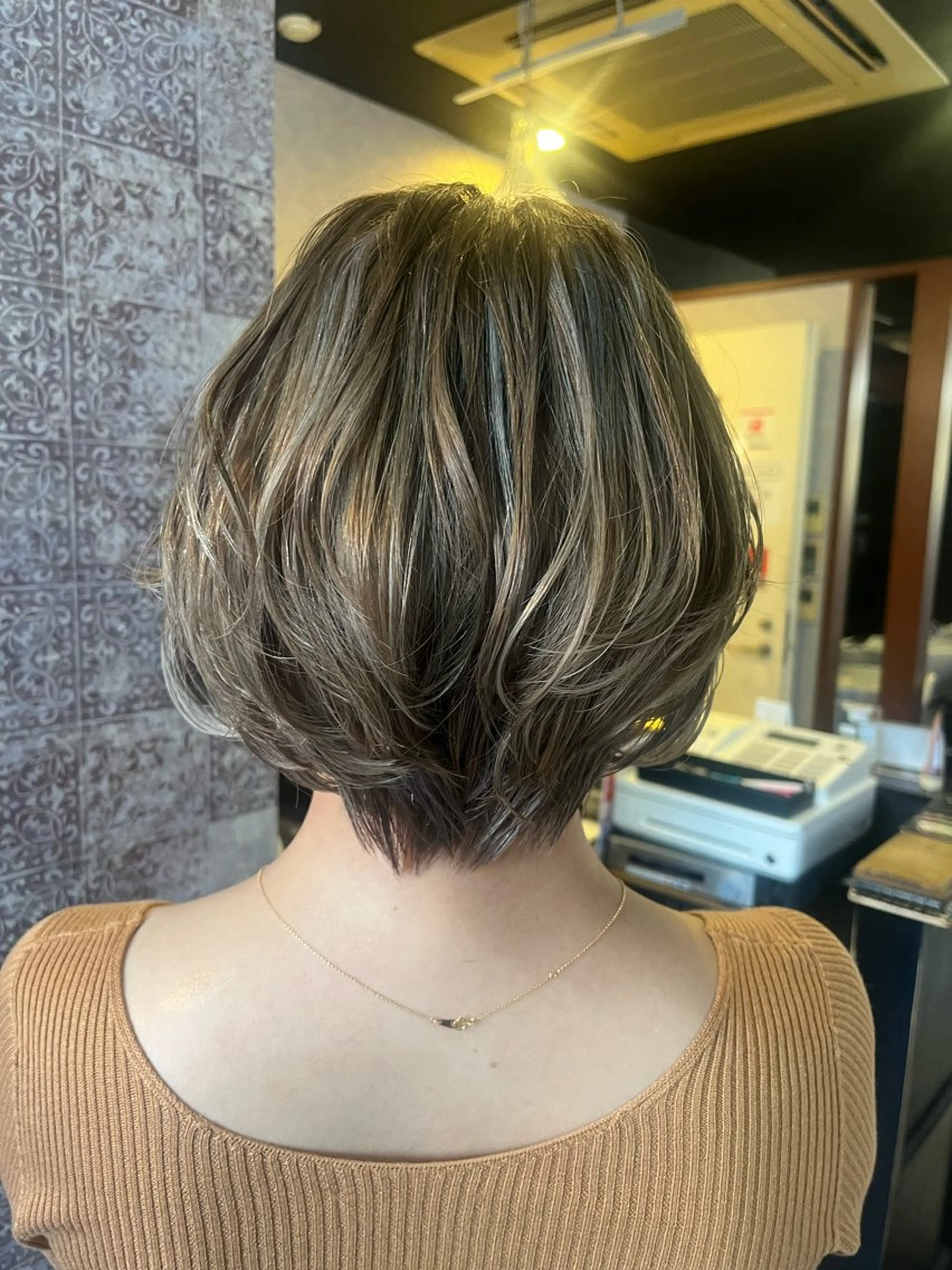 ショート ハイライト Makino🌷 牧野有花のヘアスタイル