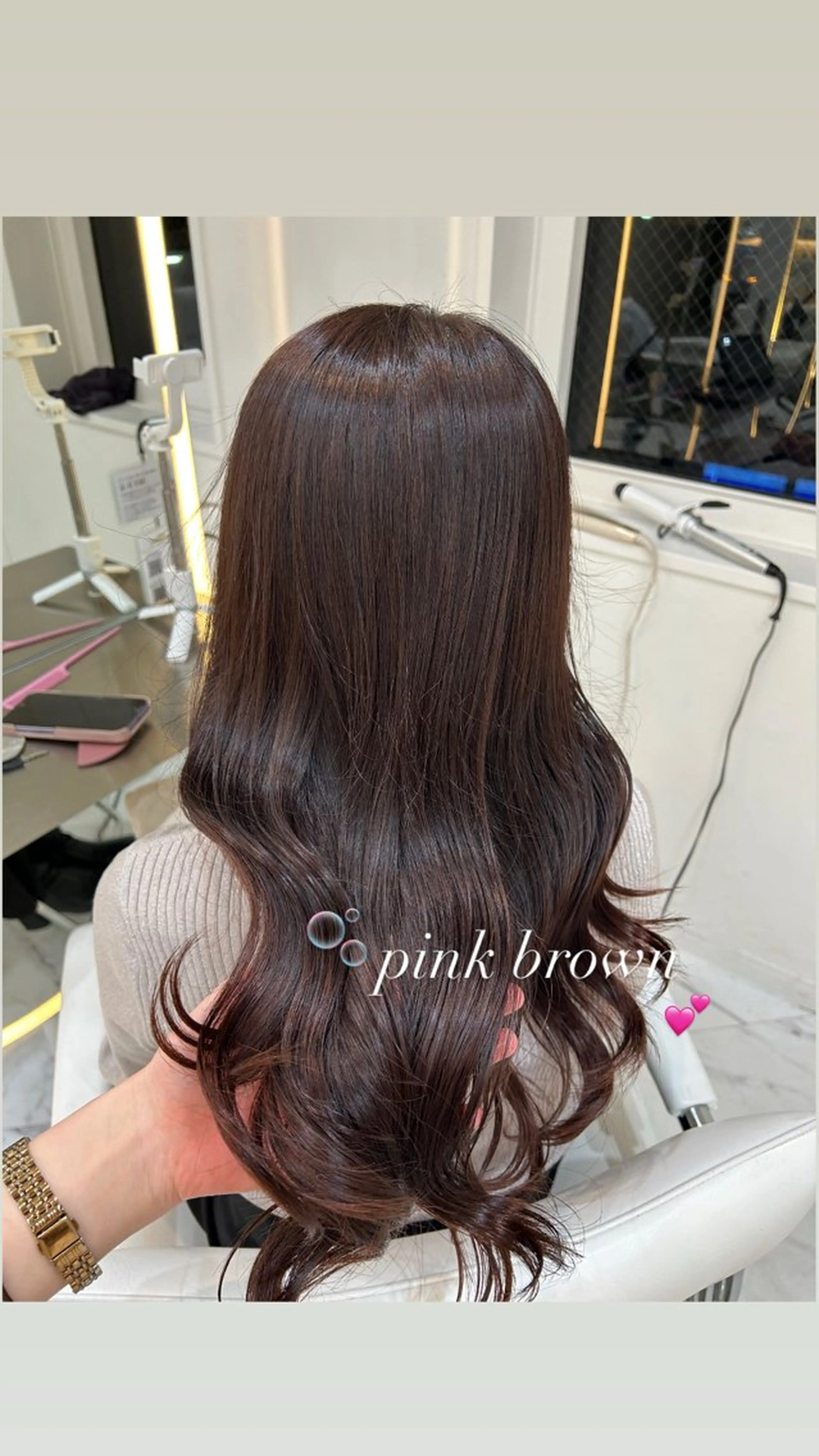 ロング カラー ヘアカラー トリートメント RISA /銀座のヘアスタイル