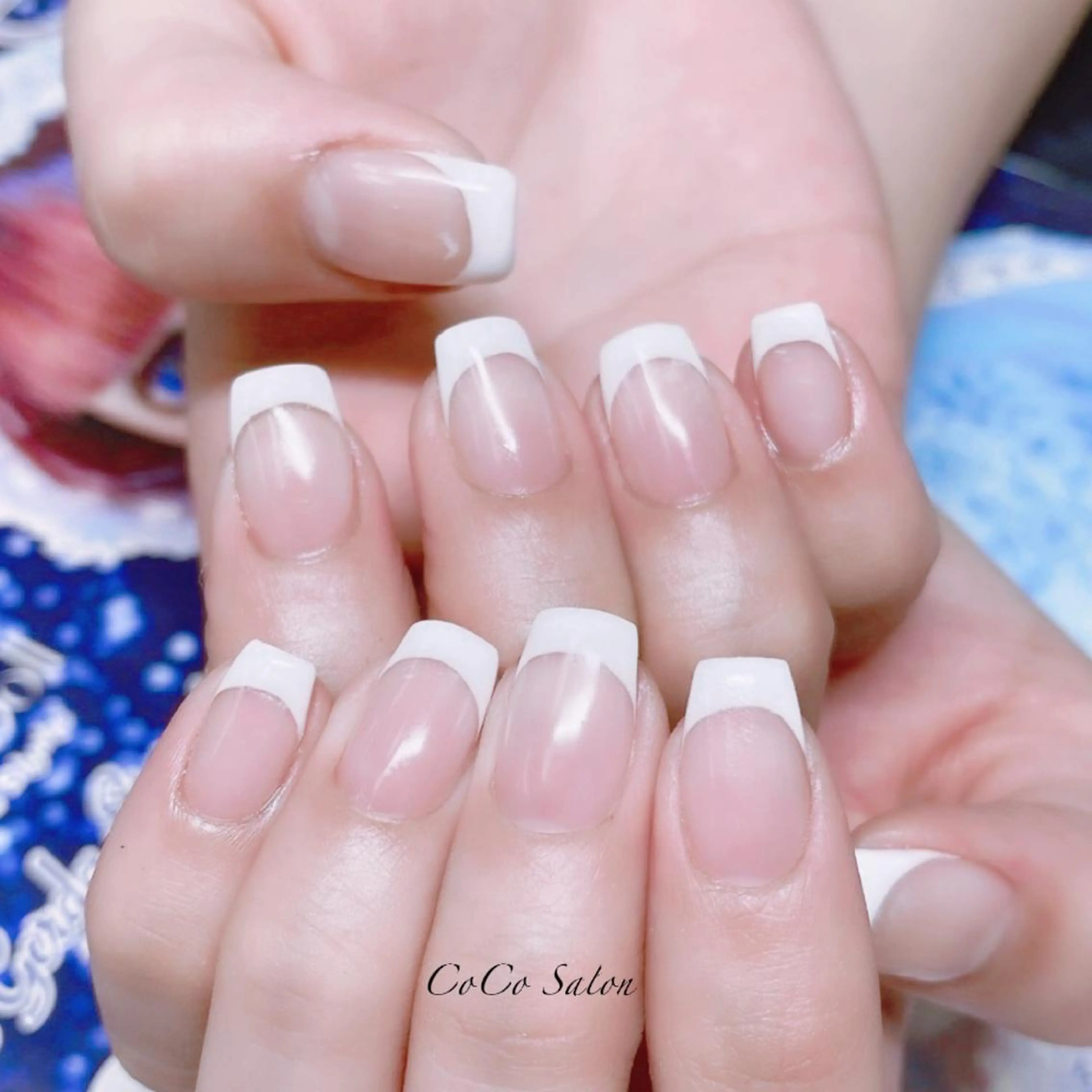 ネイル フレンチネイル ハンドネイル CoCoSalon ネイル/まつ毛予約のネイルデザイン