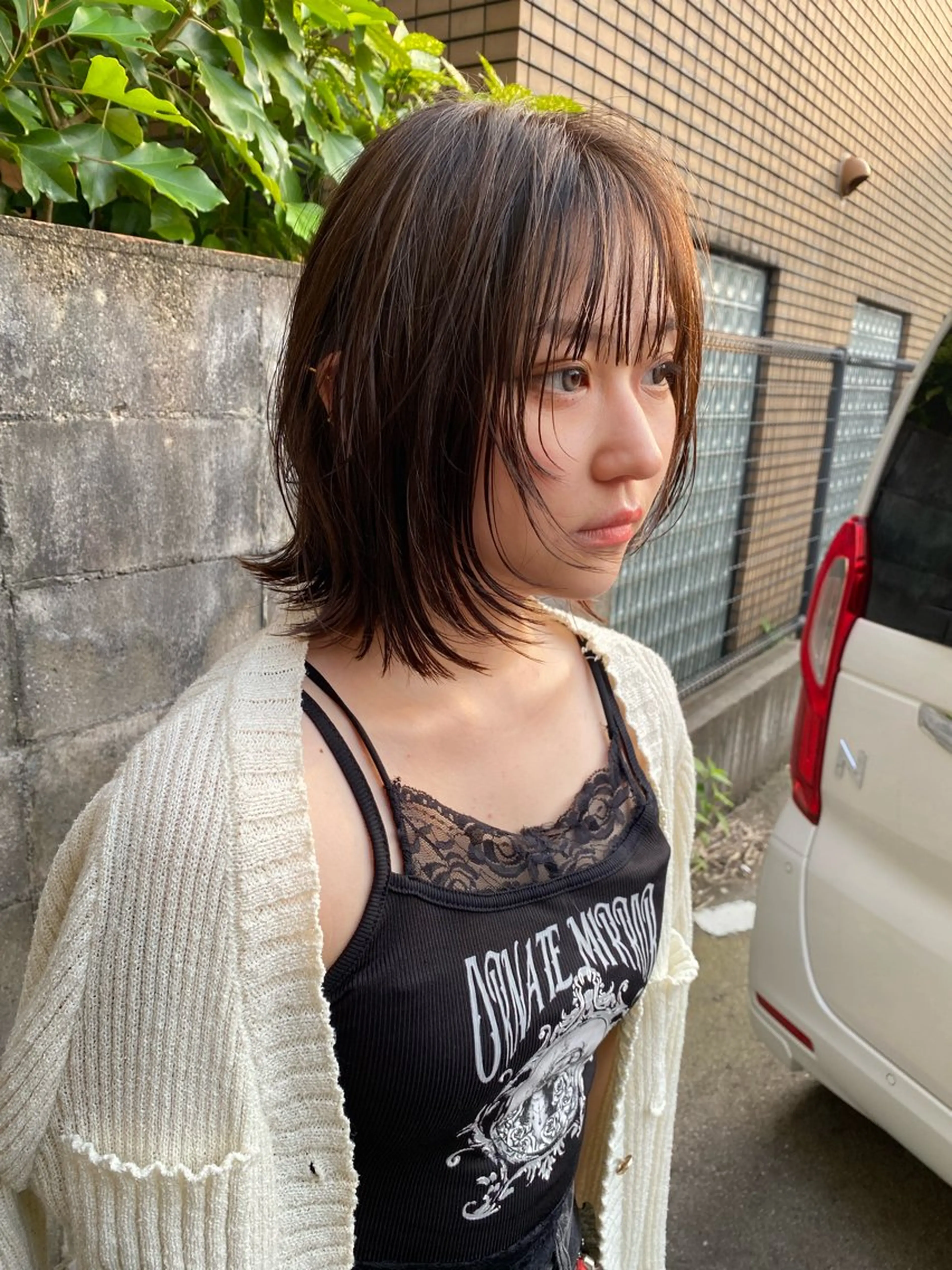 ミディアム Agu hair rupia 金沢店所属・金沢美容室/ 艶髪/夜営業/JINのヘアスタイル