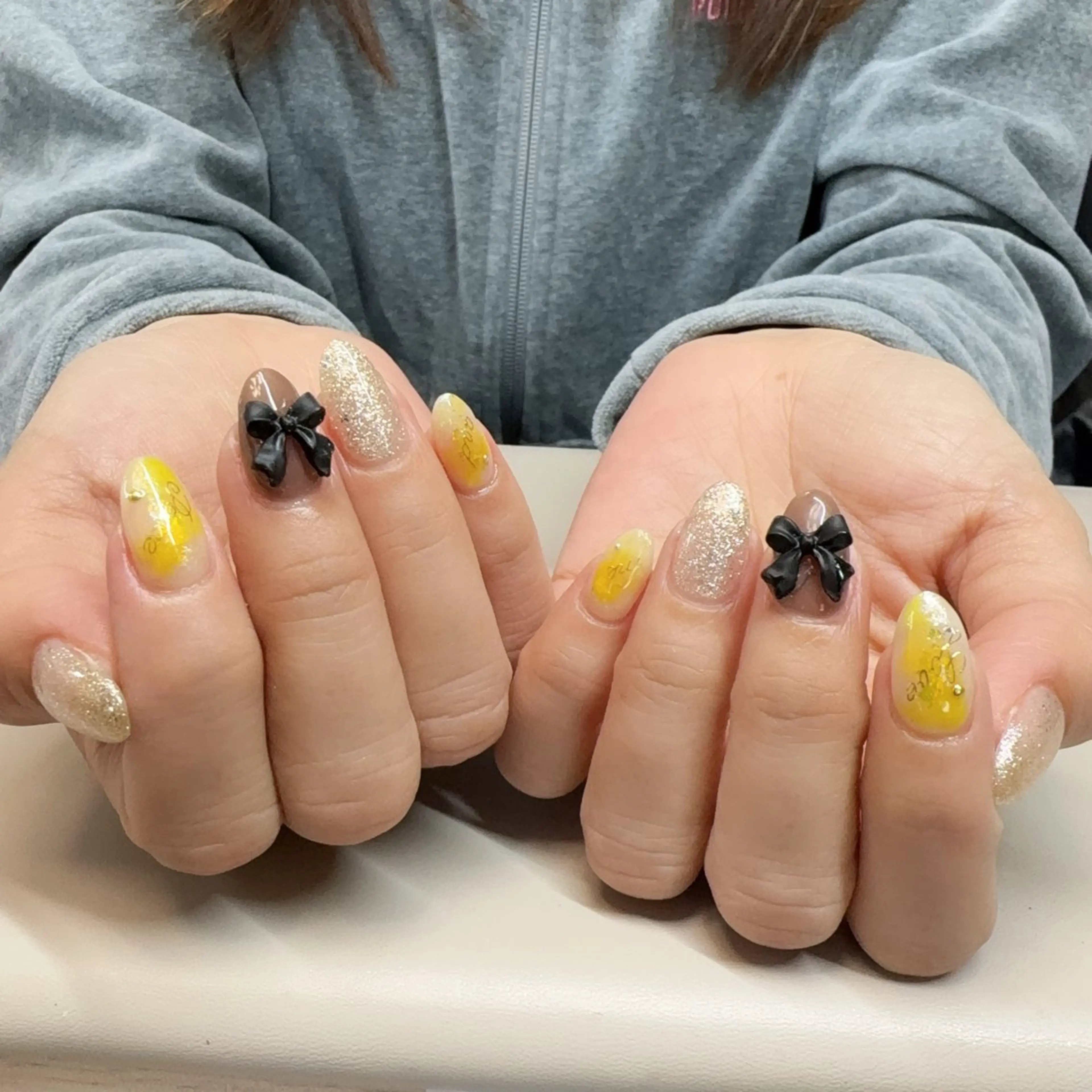 ネイル アートネイル チークネイル 長さ出し フレンチネイル ジェルネイル ハンドネイル Rika  nail cocoのネイルデザイン