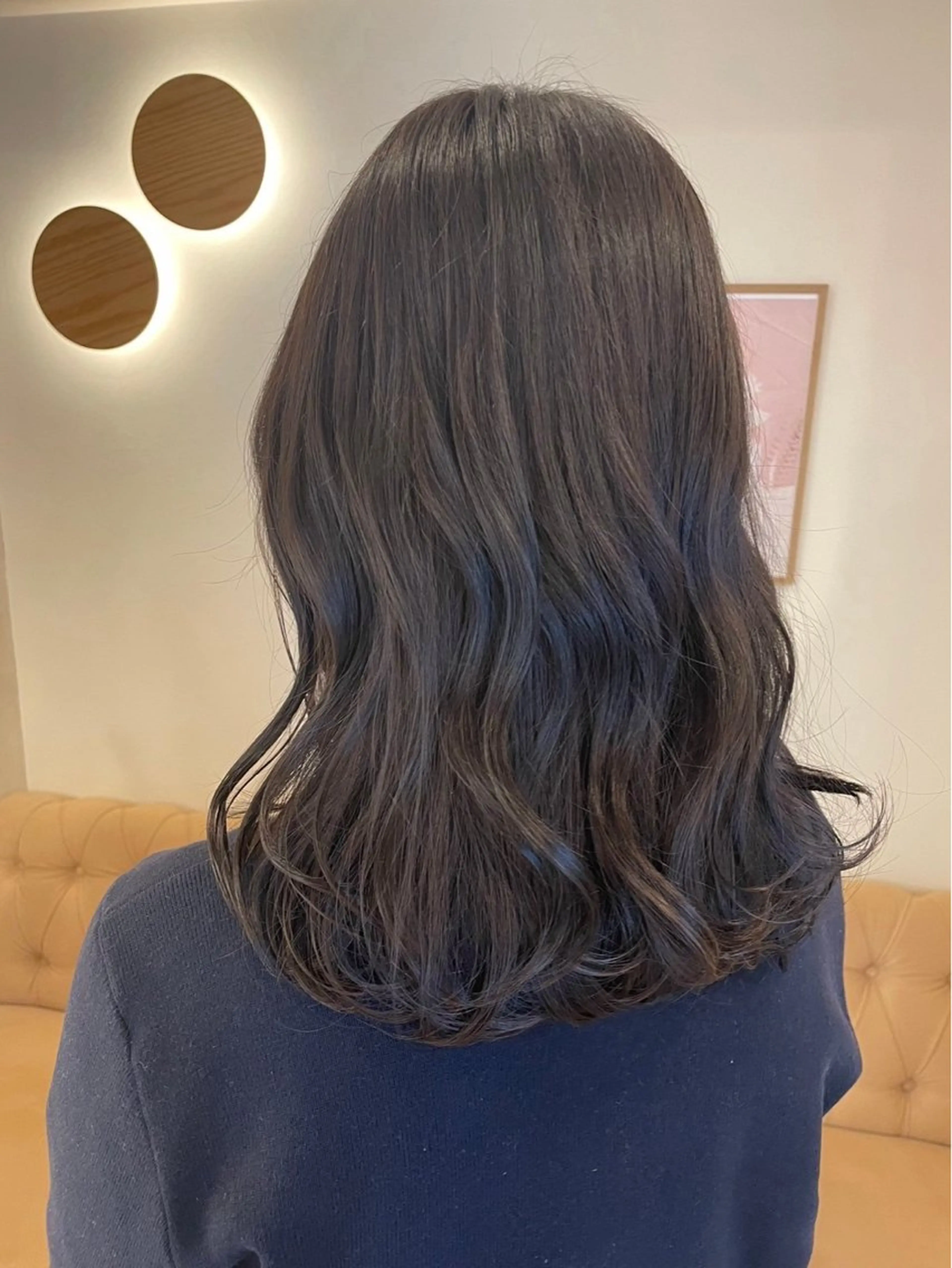 セミロング LUVISM ボブ りきカットモデル募集のヘアスタイル