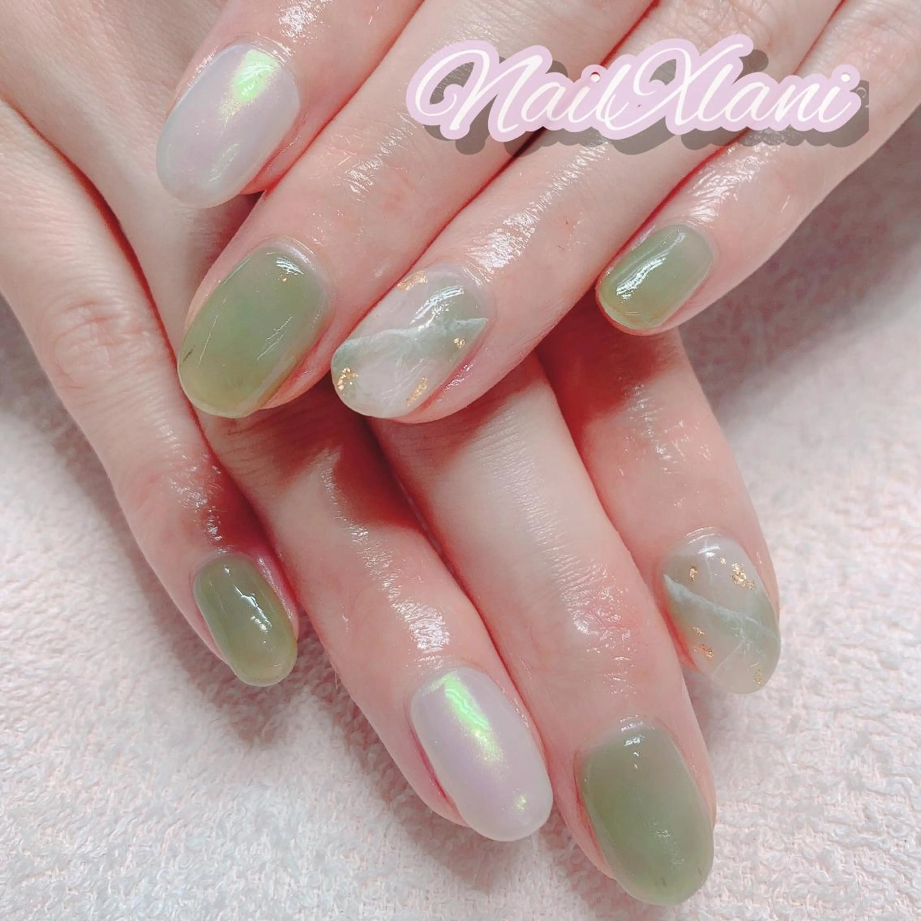 ネイル Nail×Lani 深爪矯正対応◎のネイルデザイン