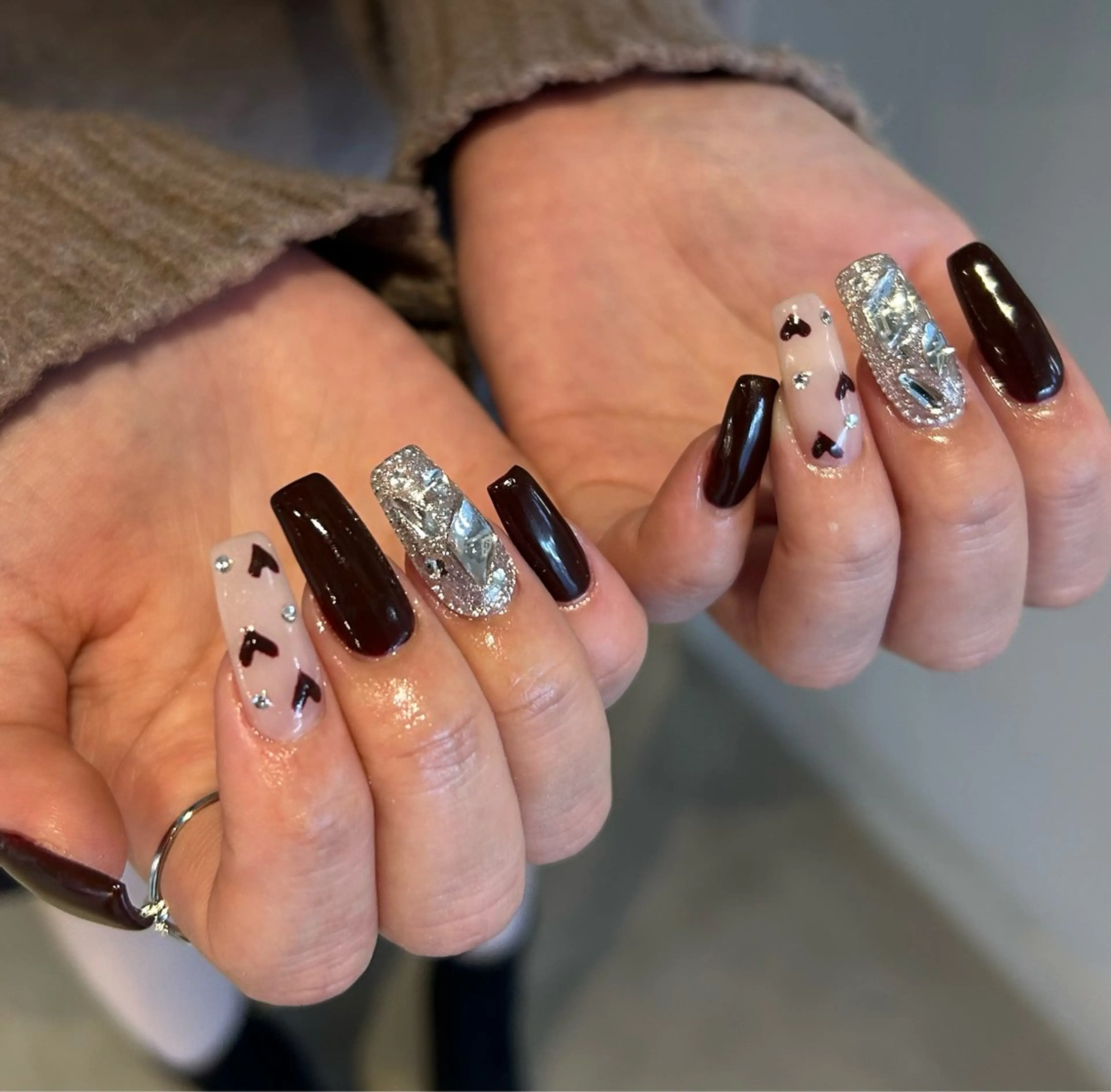 ネイル SEINA_ NAIL🐈‍⬛💗のネイルデザイン