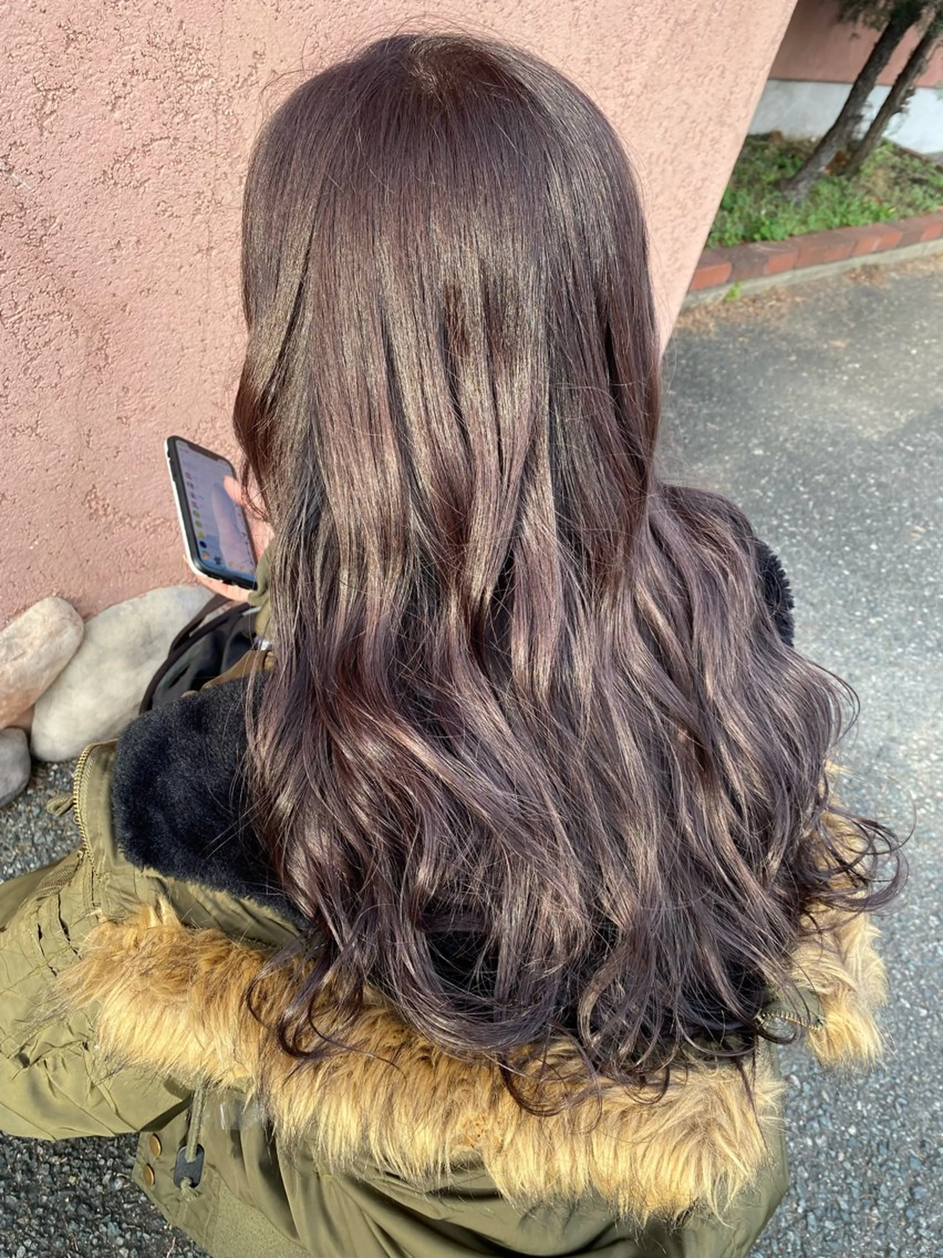カラー アッシュ ブリーチ ラベンダーカラー ラベンダーアッシュ ブリーチなしカラー Bish Yanaのヘアスタイル