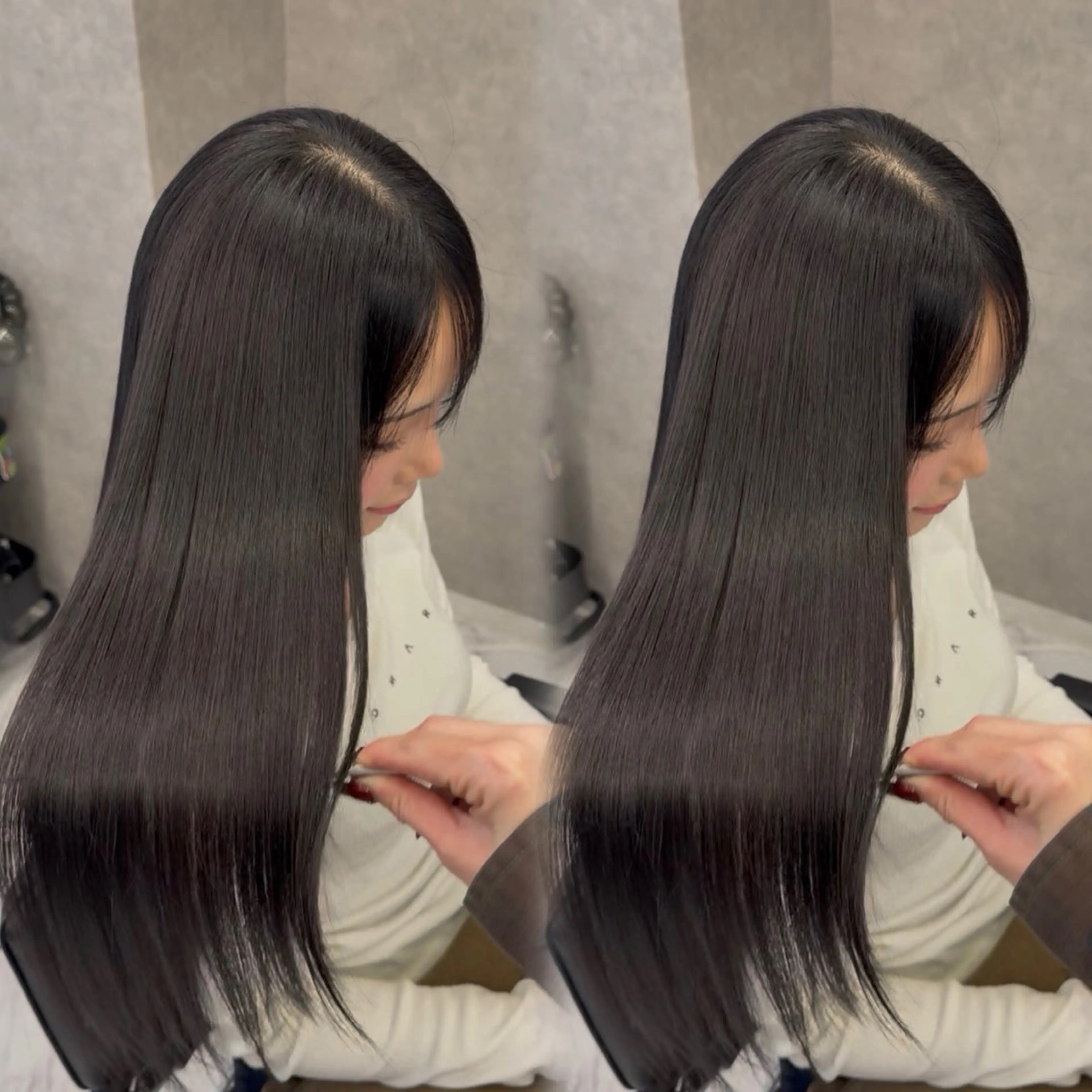 ロング カラー ヘアカラー トリートメント 福岡美髪矯正/ KAEDEのヘアスタイル