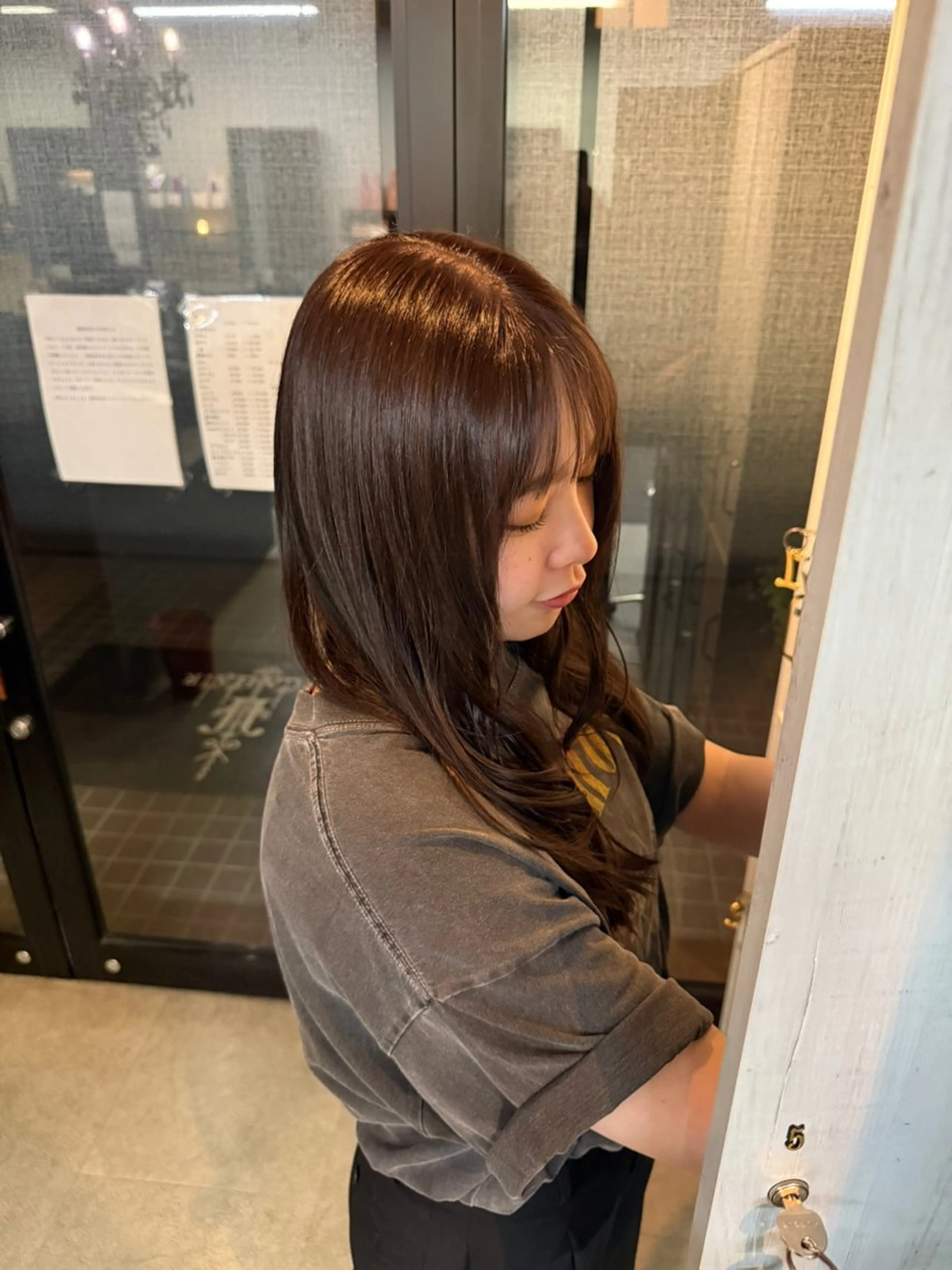 艶カラー＋トリートメントの写真