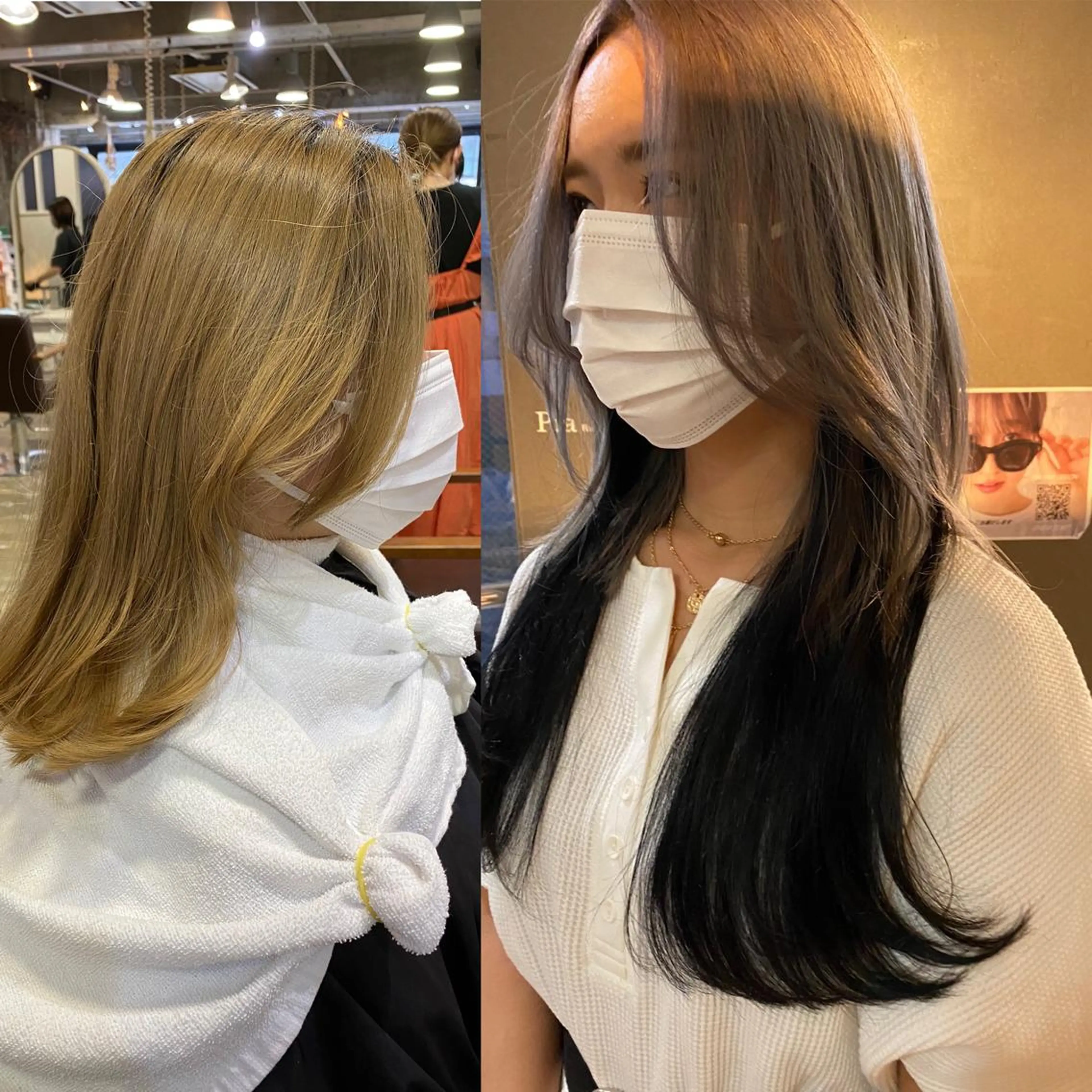 ロング カラー Pia ツボイ ケイタのヘアスタイル