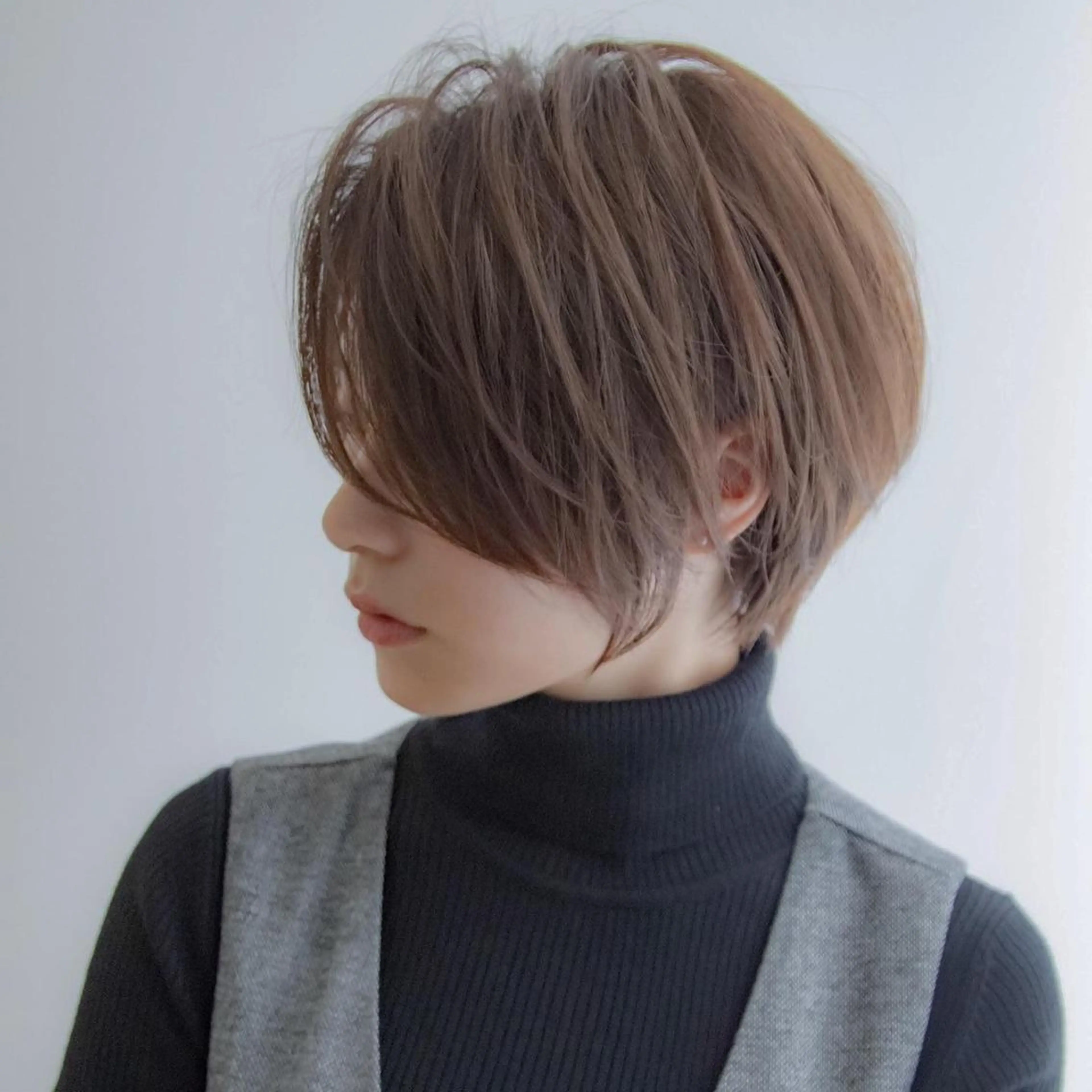 ショート カット ヘアカラー トリートメント 縮毛/ショート/ ボブ/レイヤー/小原のヘアスタイル