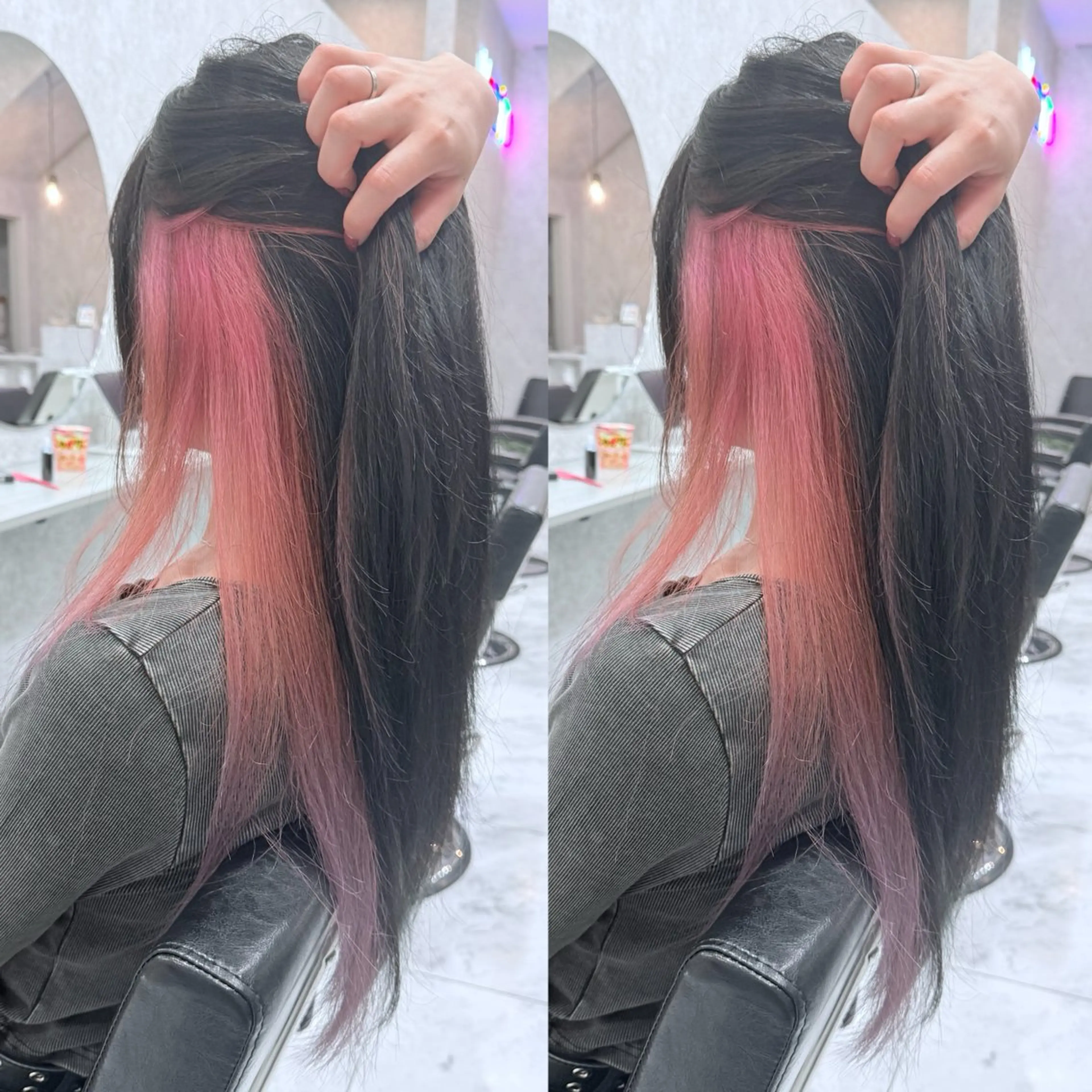 ロング カラー 🌺ハイトーン🌺 矢葺 なぎさ🌺🌺のヘアスタイル