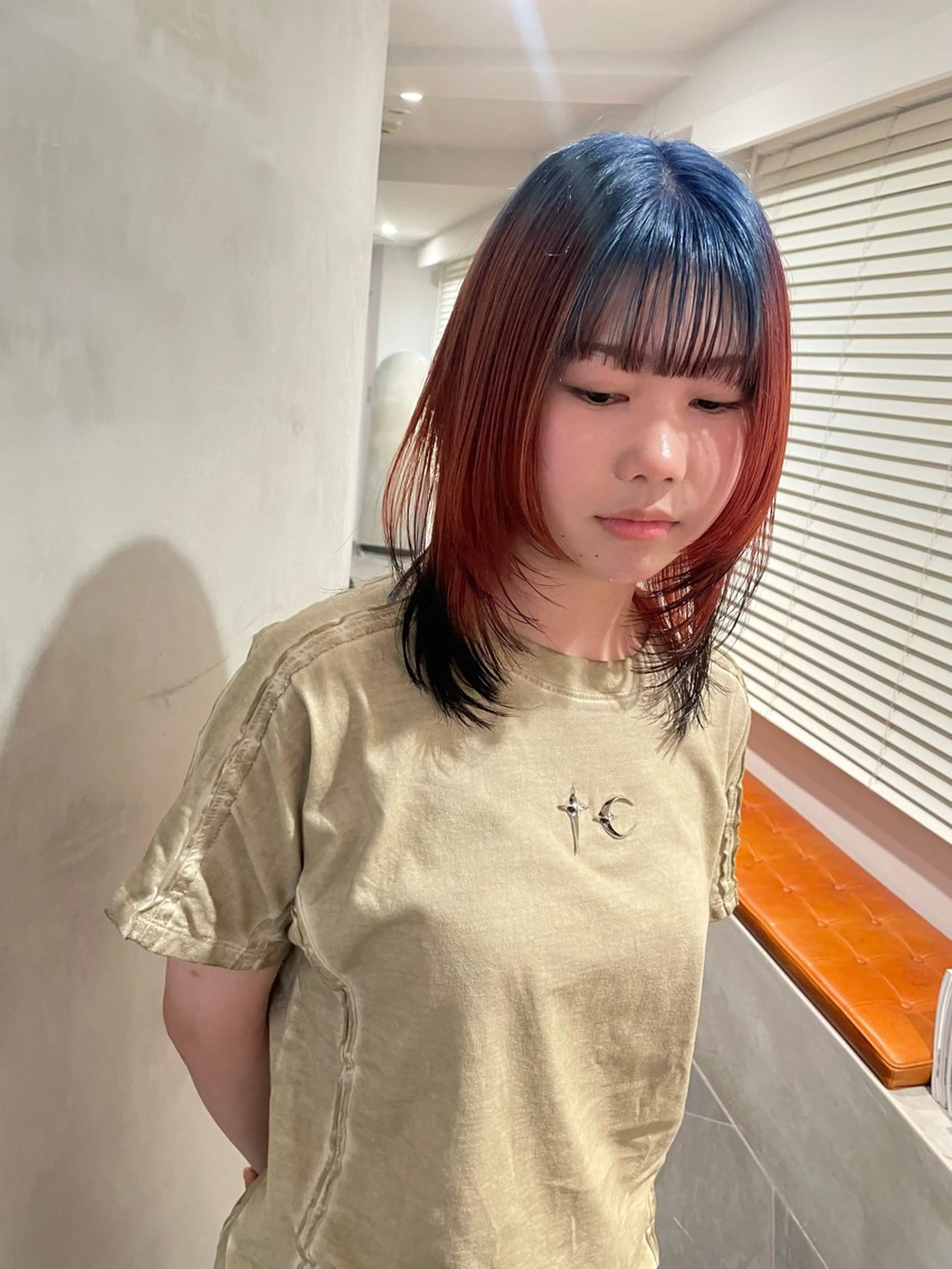 ミディアム カラー ヘアカラー トリートメント 優作 〜圧倒的信頼〜のヘアスタイル