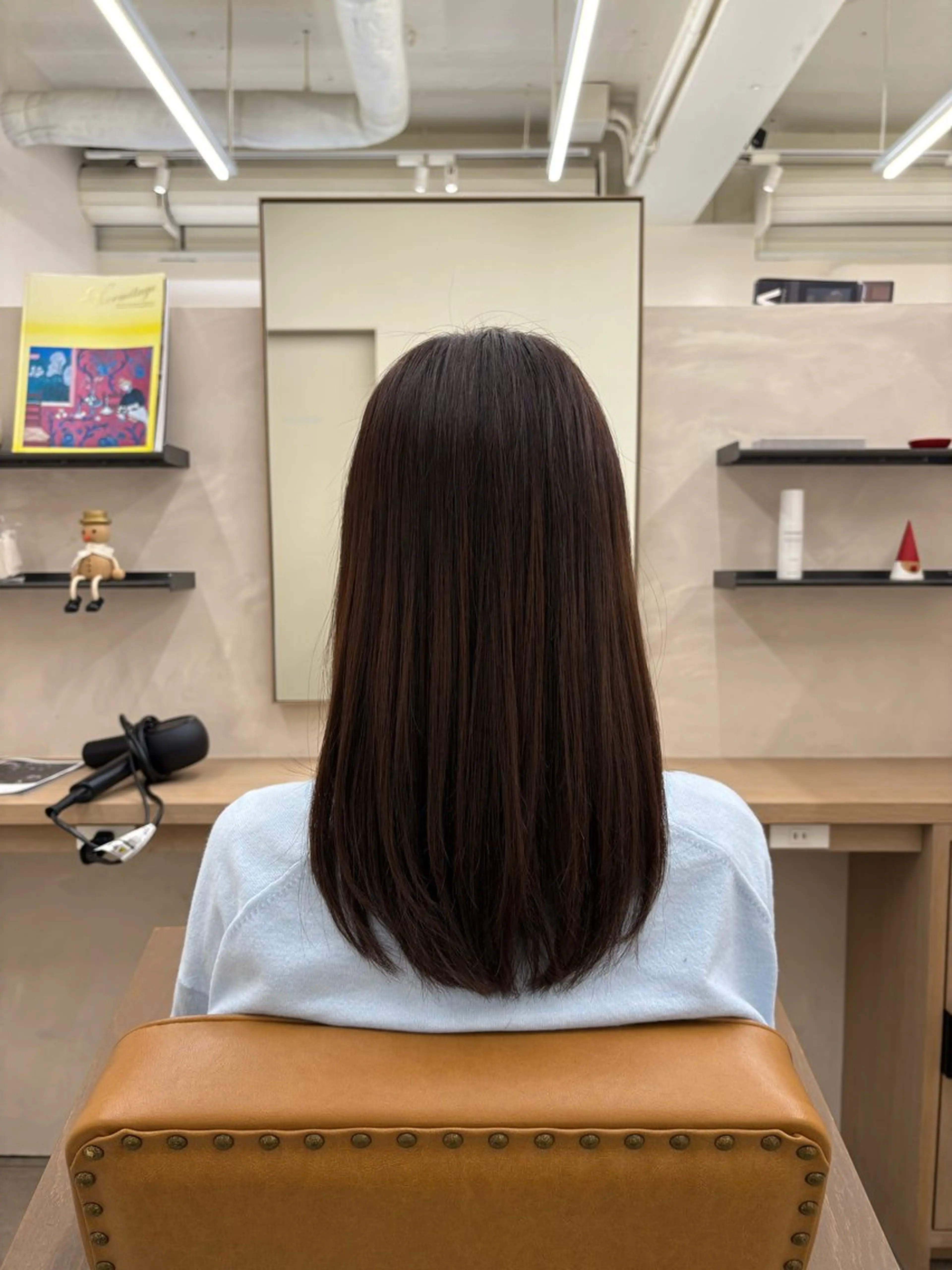 カット+髪質改善ストレート（縮毛矯正）※レディース限定の写真
