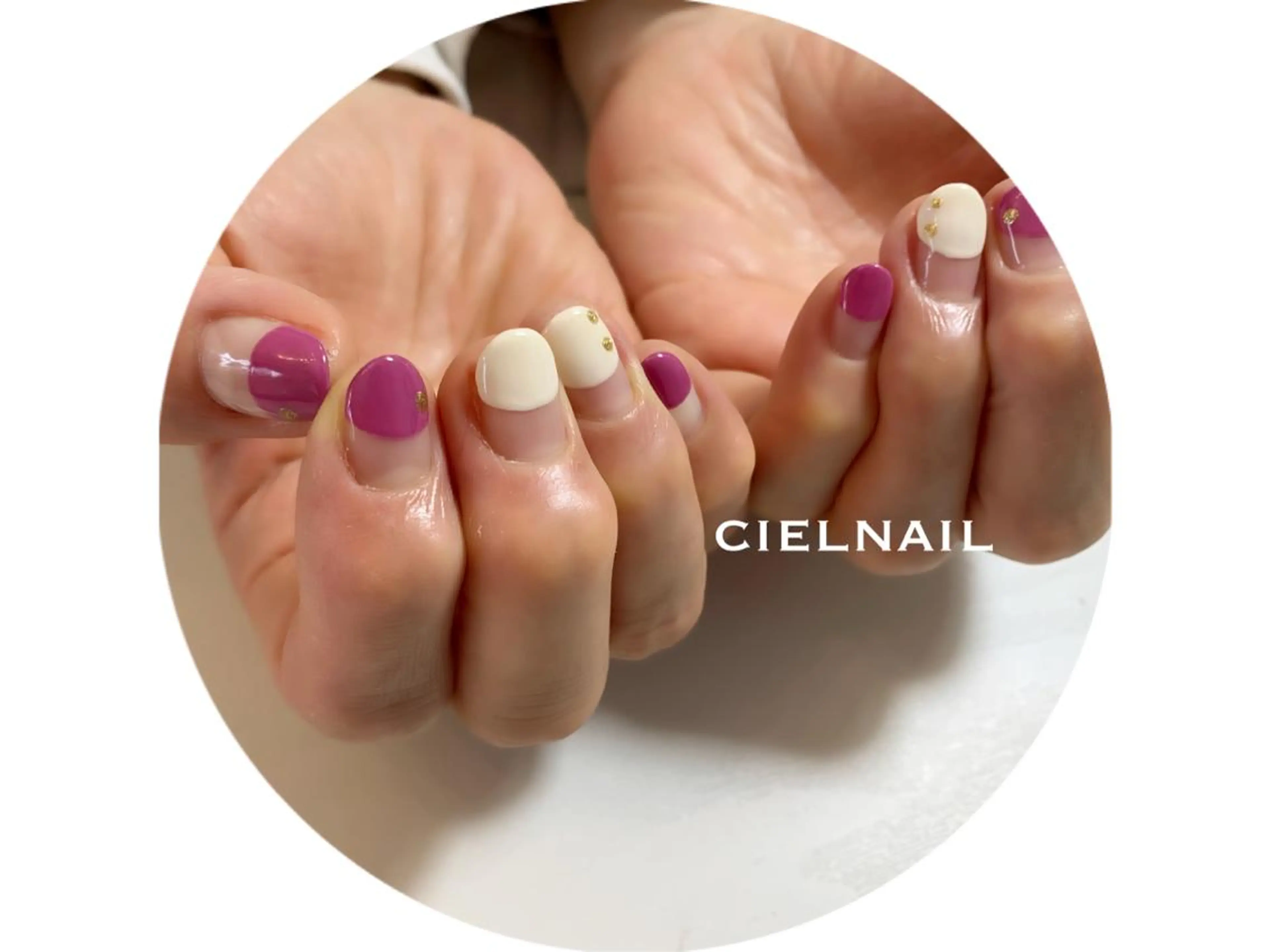 ミディアム cielnail 祇園のネイルデザイン