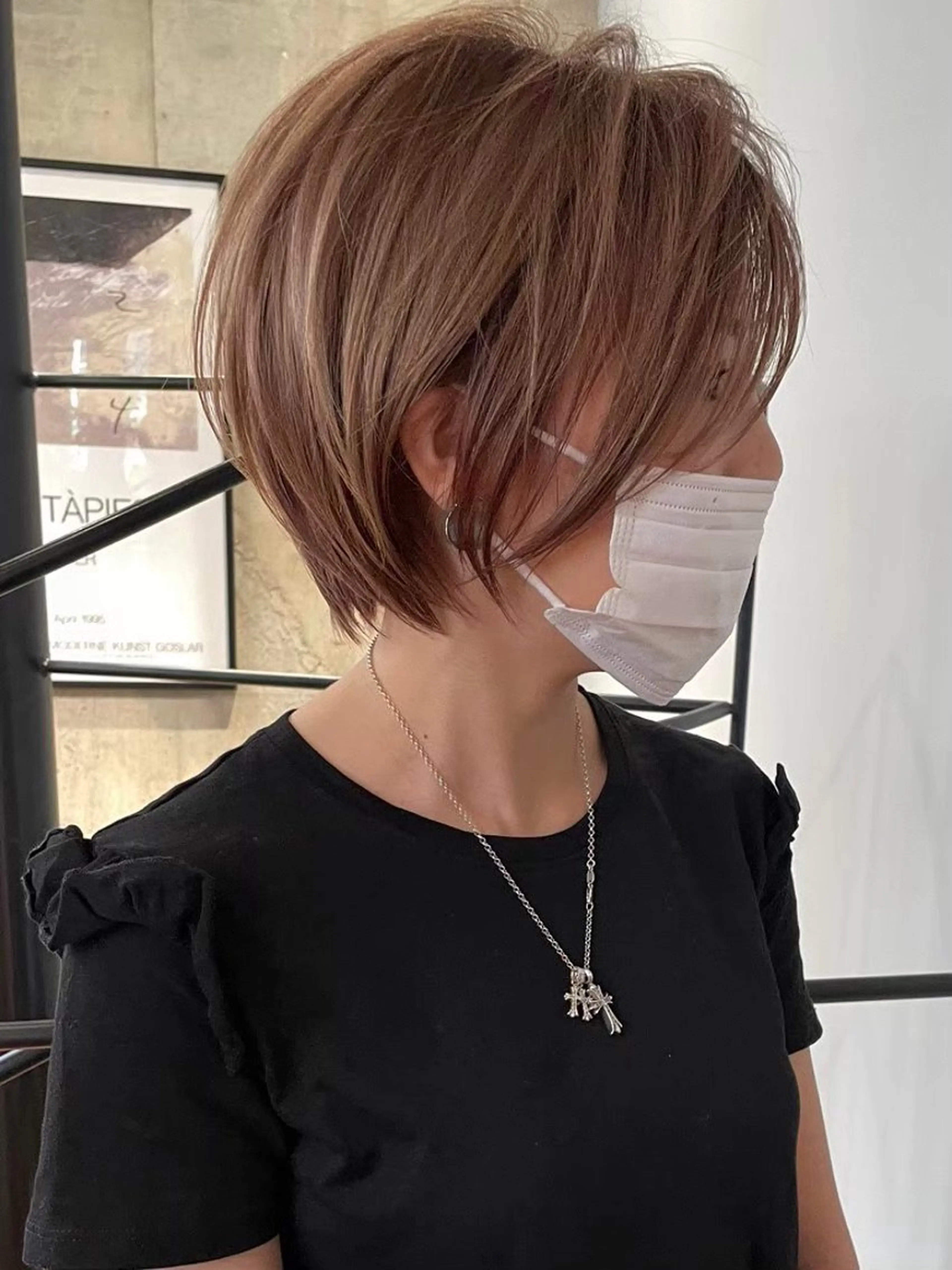 ショート カラー カット ヘアカラー トリートメント ハイライトNo.1☆ ゆうのヘアスタイル