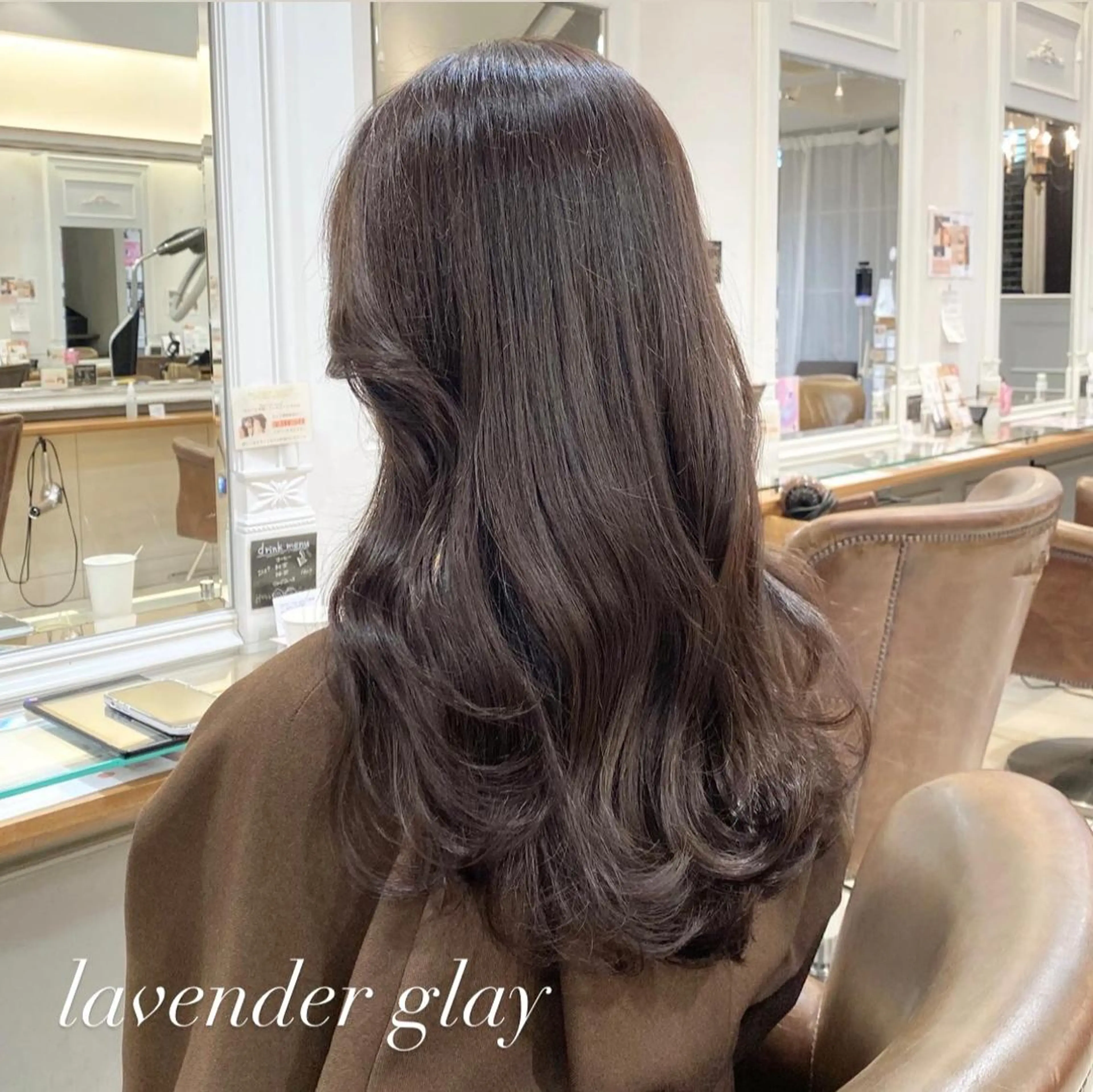 ロング カラー 透明感カラー グレージュ ラベンダーカラー ラベンダーグレージュ ラベンダーグレー ヘアカラー トリートメント 横浜/レイヤーカット /韓国ヘア/佐藤記正のヘアスタイル