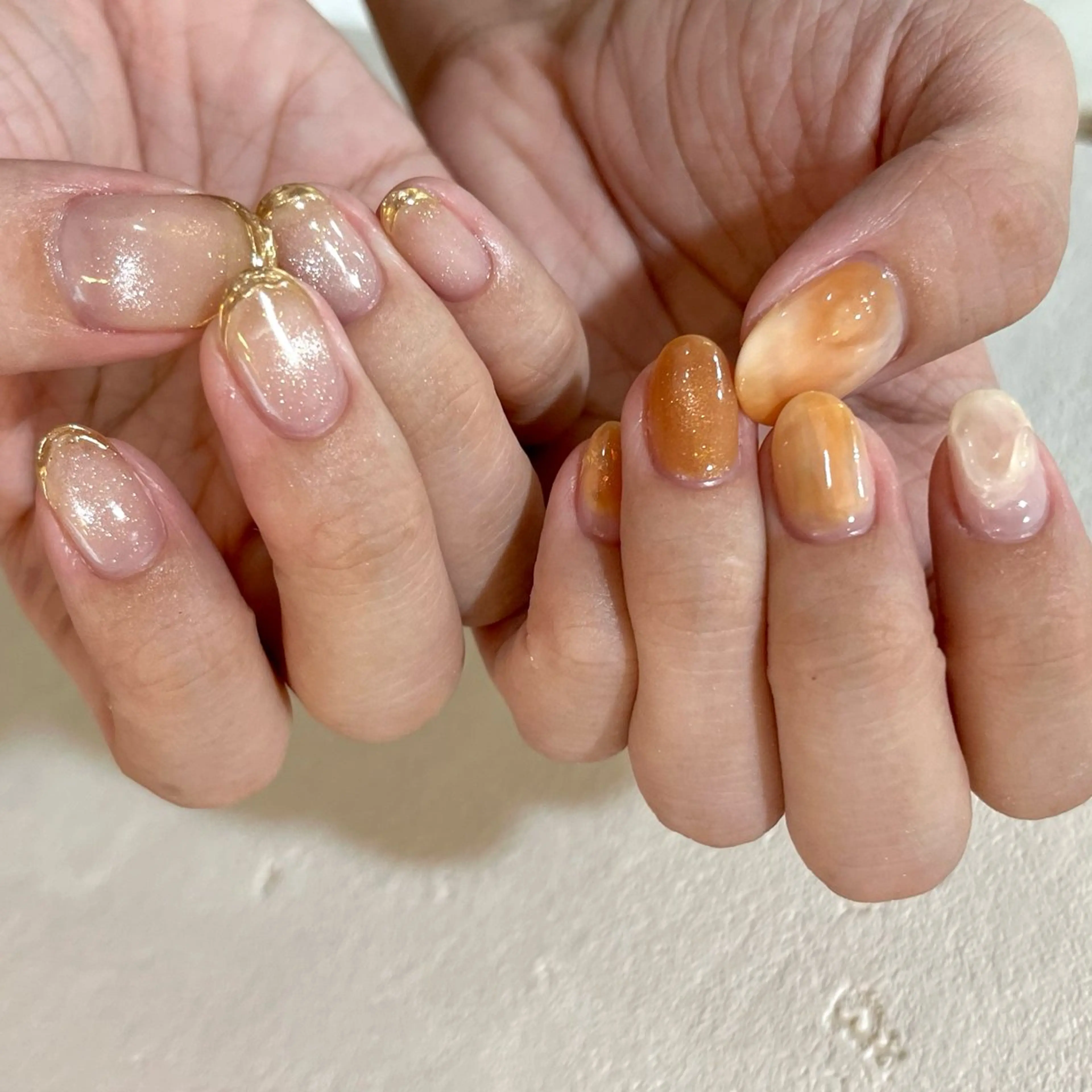 ネイル ハンドネイル 新宿ニュアンスネイル makotoのネイルデザイン