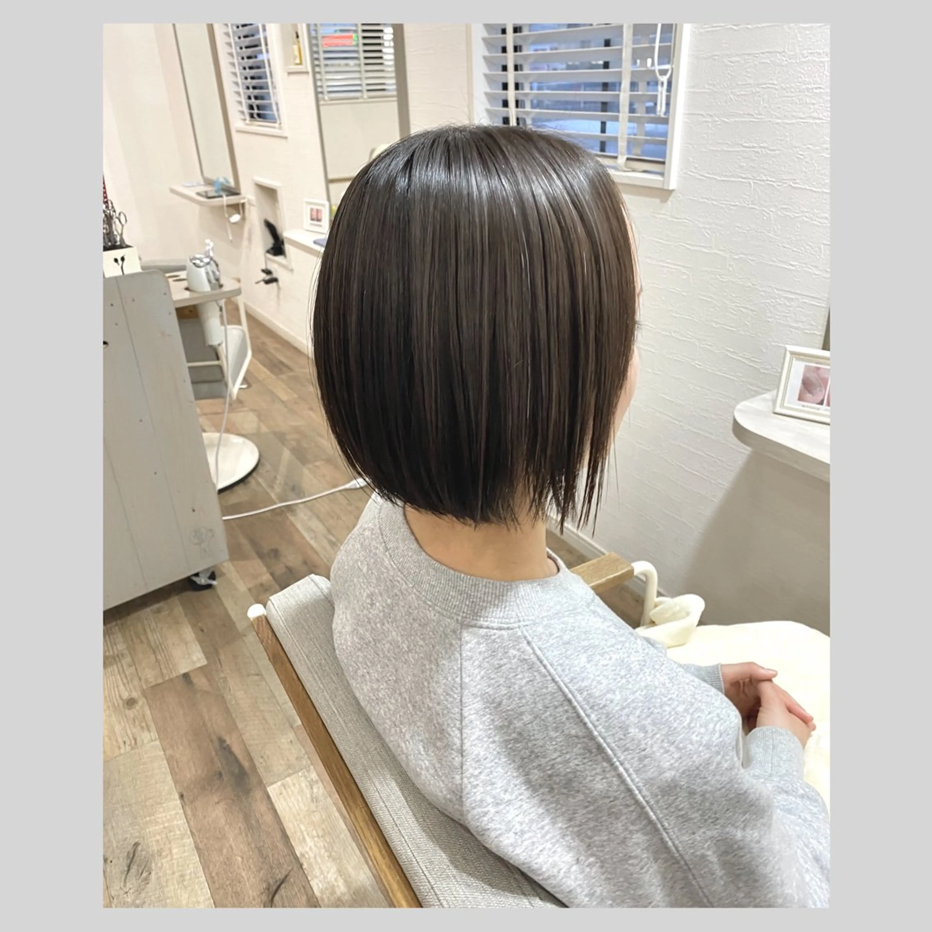 ショート パーマ ショートボブ ボブ ショートヘア 縮毛矯正 トリートメント 佐藤 沙也輝のヘアスタイル