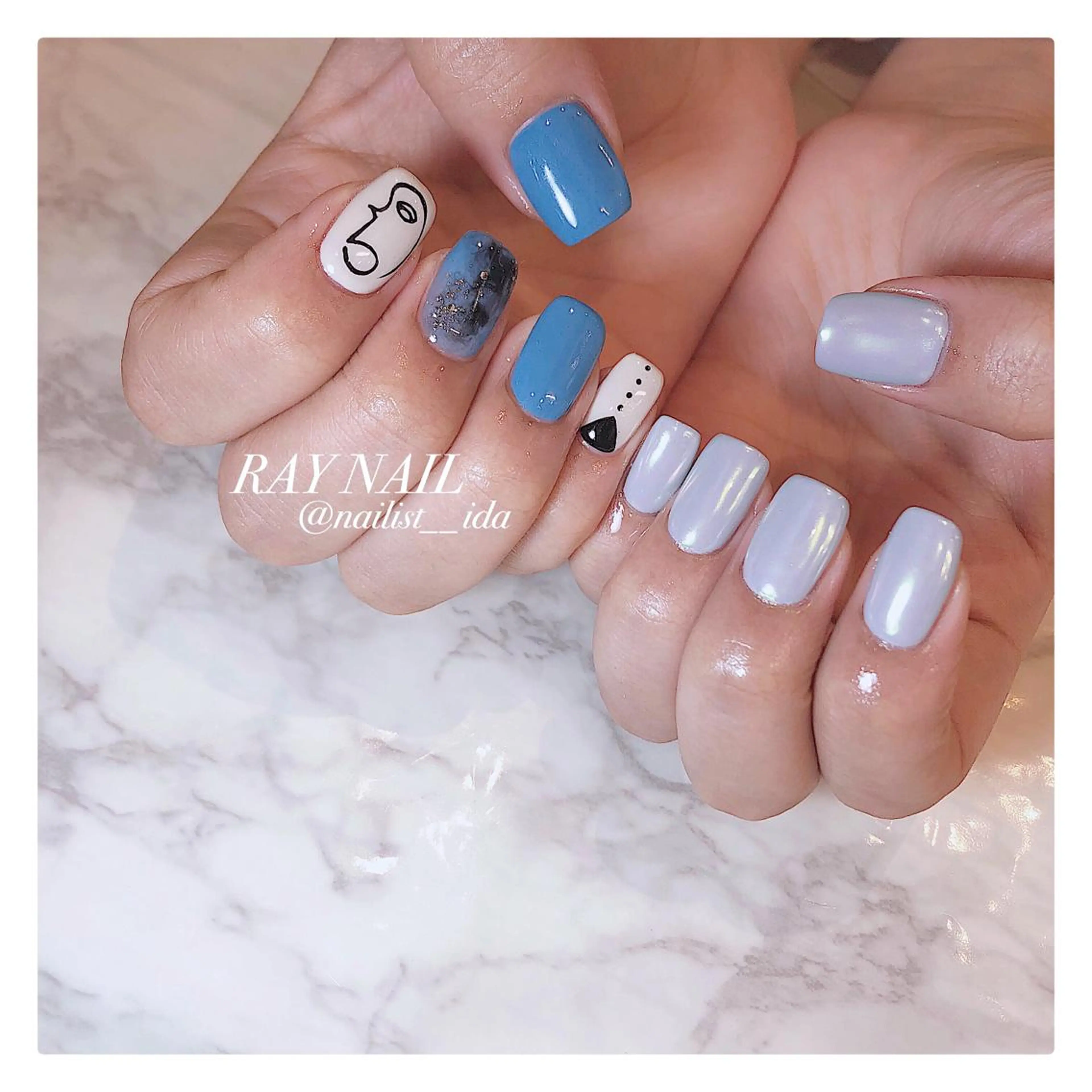 ネイル アートネイル Arowa 伊田のネイルデザイン