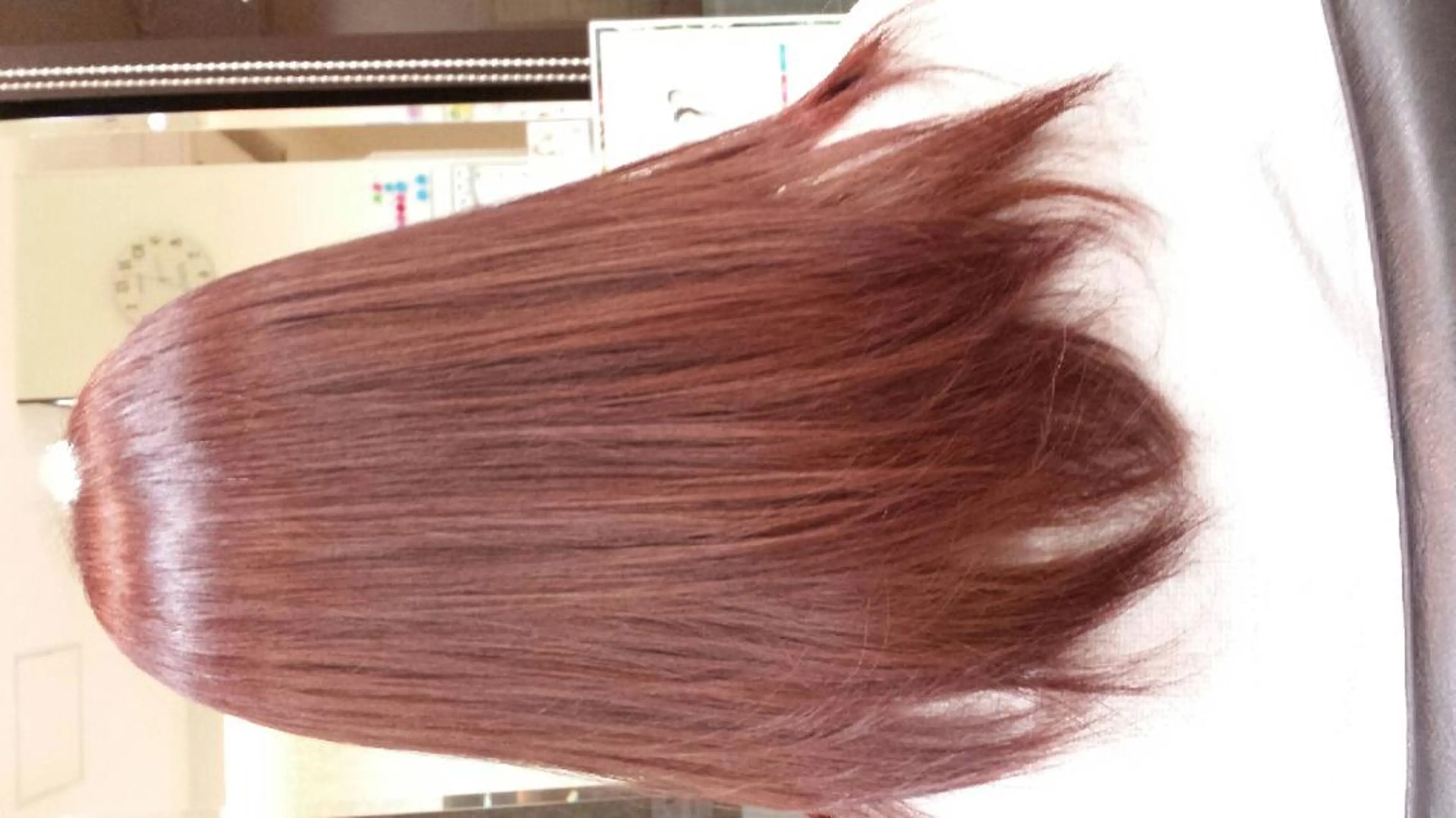 カラー ピンクカラー 大久保 隆蔵のヘアスタイル